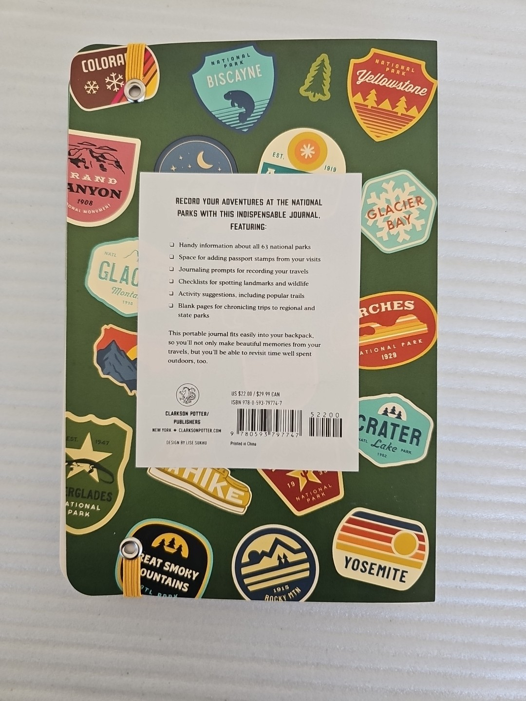 The National Parks Traveler’s Companion Journal and Sticker Book Paperback NEW