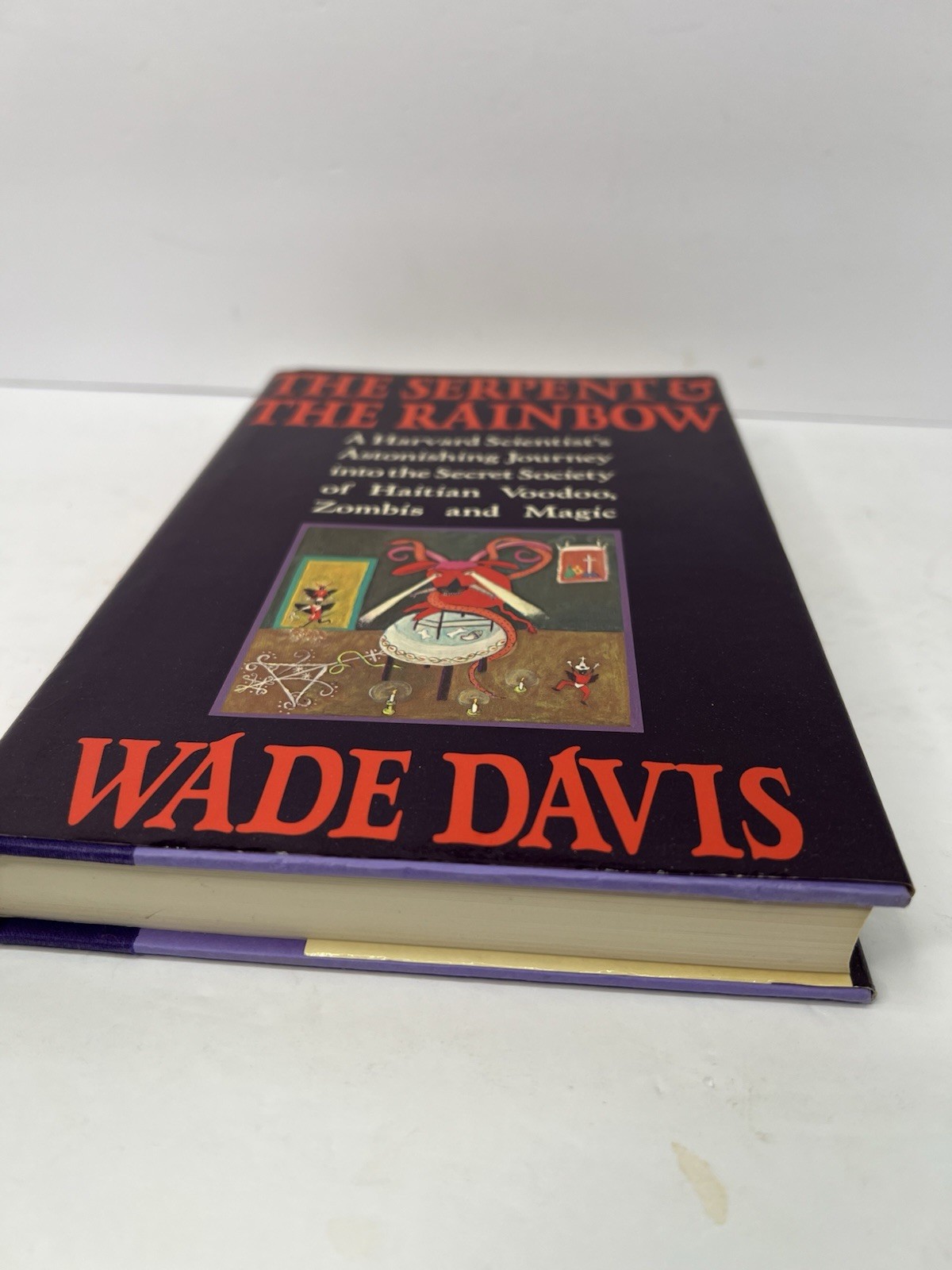 The Serpent and The Rainbow Wade Davis Hardcover 1985 1st Printing Voodoo Magic