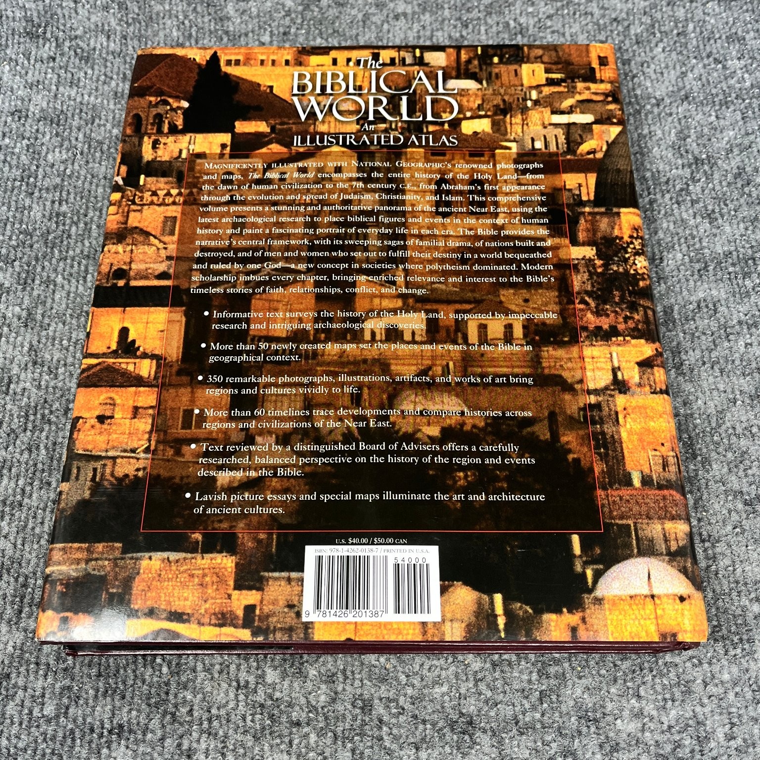 The Biblical World Illustrated Atlas Jean-Pierre Isbouts National Geographic