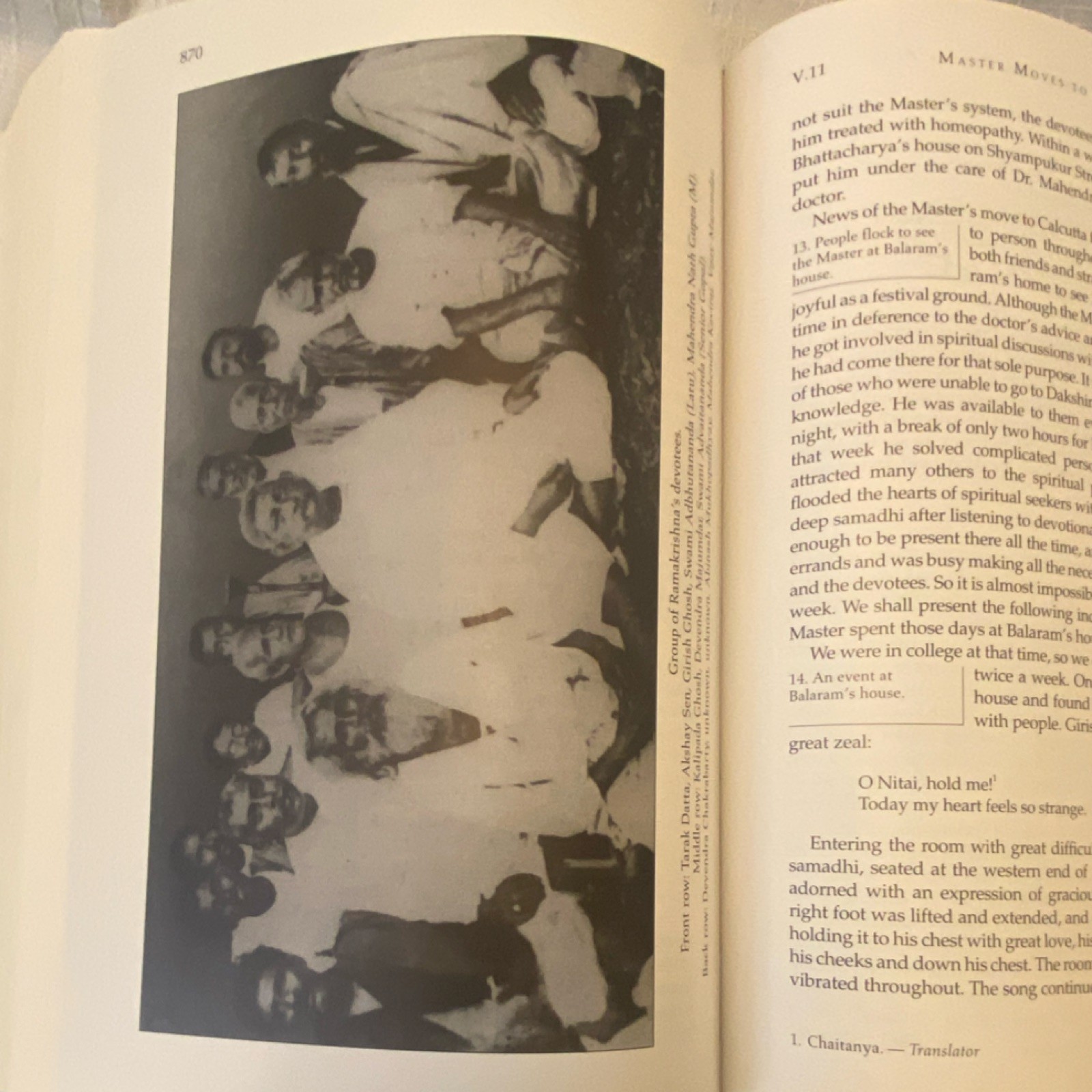 Sri Ramakrishna and His Divine Play Saradananda Chetanananda Hardcover Vedanta …