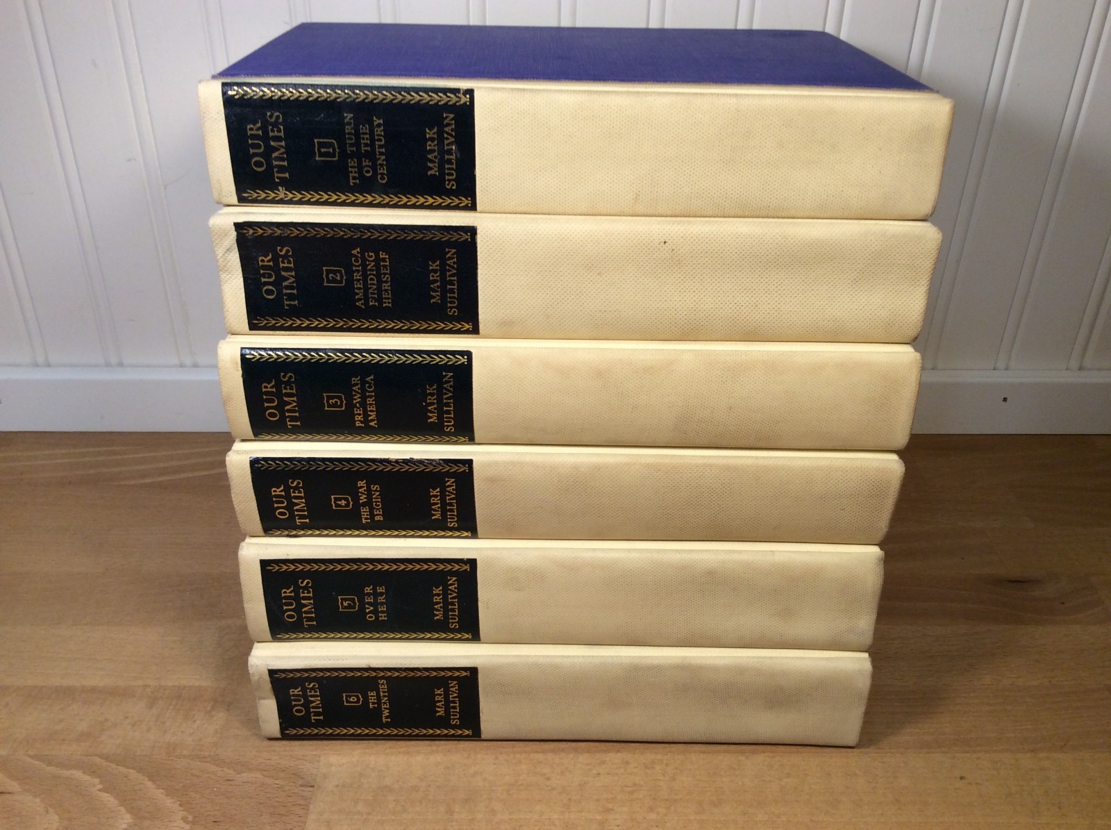 Our Times, 6 Volume Hardcove Set, SIGNED Mark Sullivan, Limited Numbered Edition