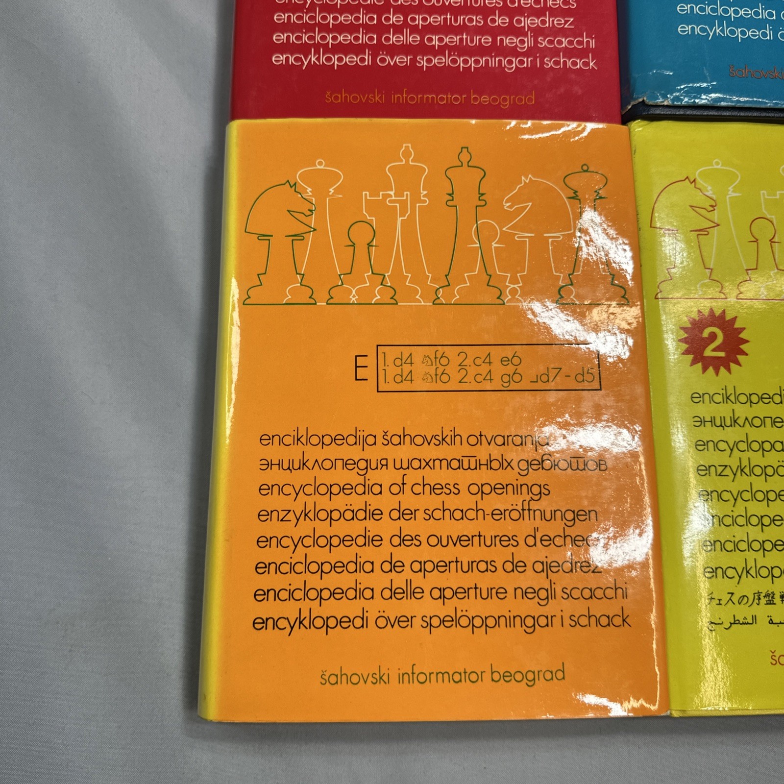 Encyclopedia of Chess Openings A–E Complete 5 Vol Set VG+ w/Dust Jackets
