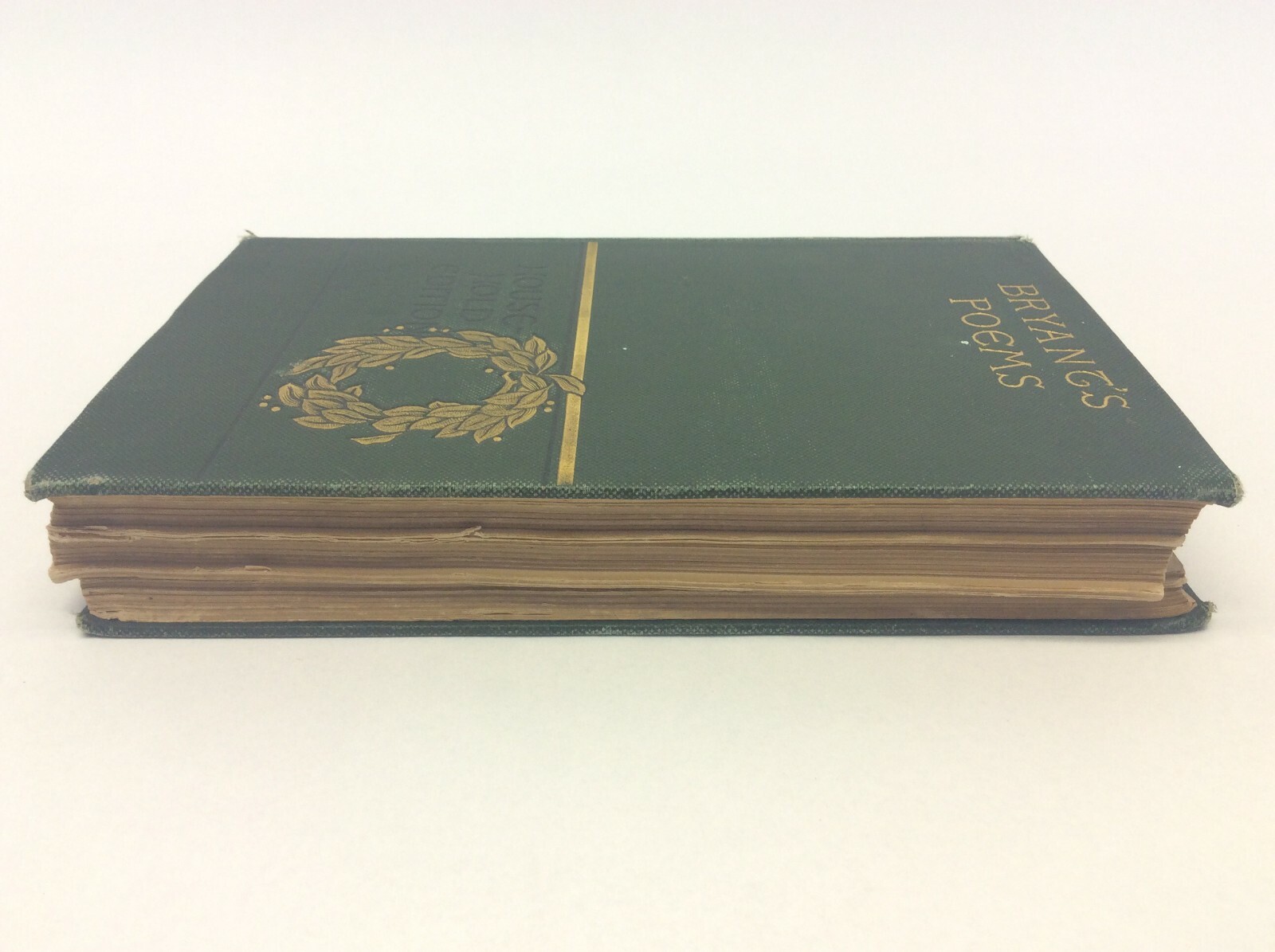 1896 Bryants Poems Household Edition Illustrated D Appleton & Co Hardcover Book