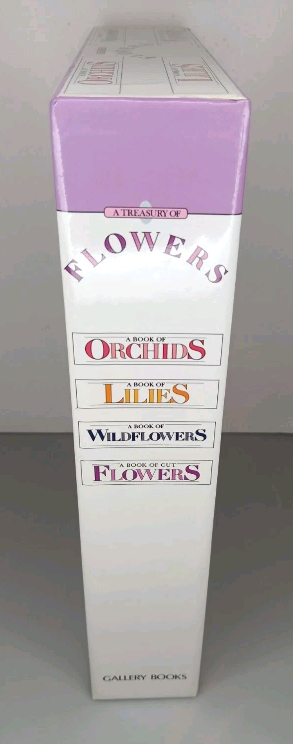 A Treasury Of Flowers Boxed Set Gallery Books – Lilies, Orchids, Wildflowers