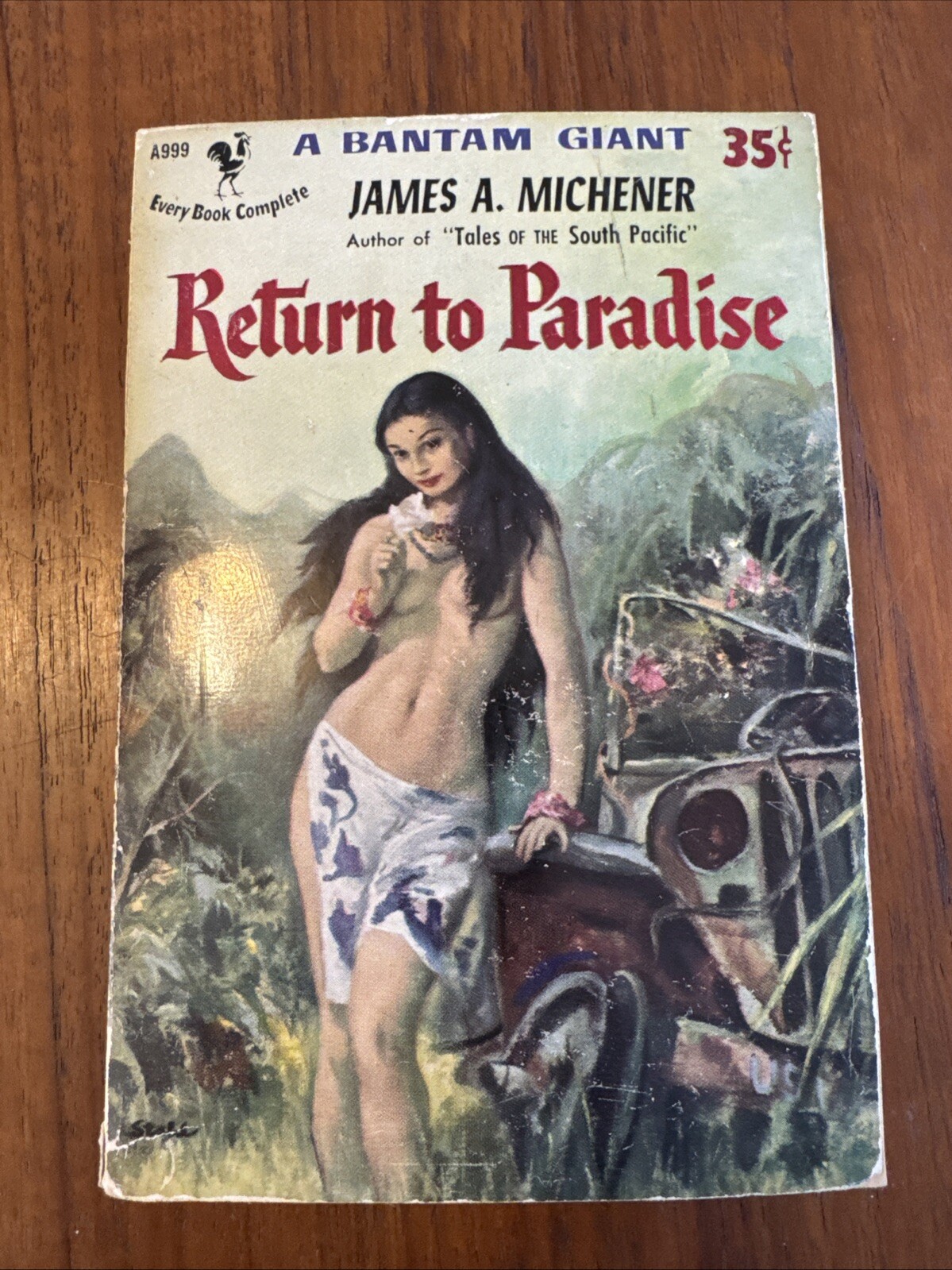 Return to Paradise James A. Michener 1952 1st Bantam Edition Print Bantam Giant