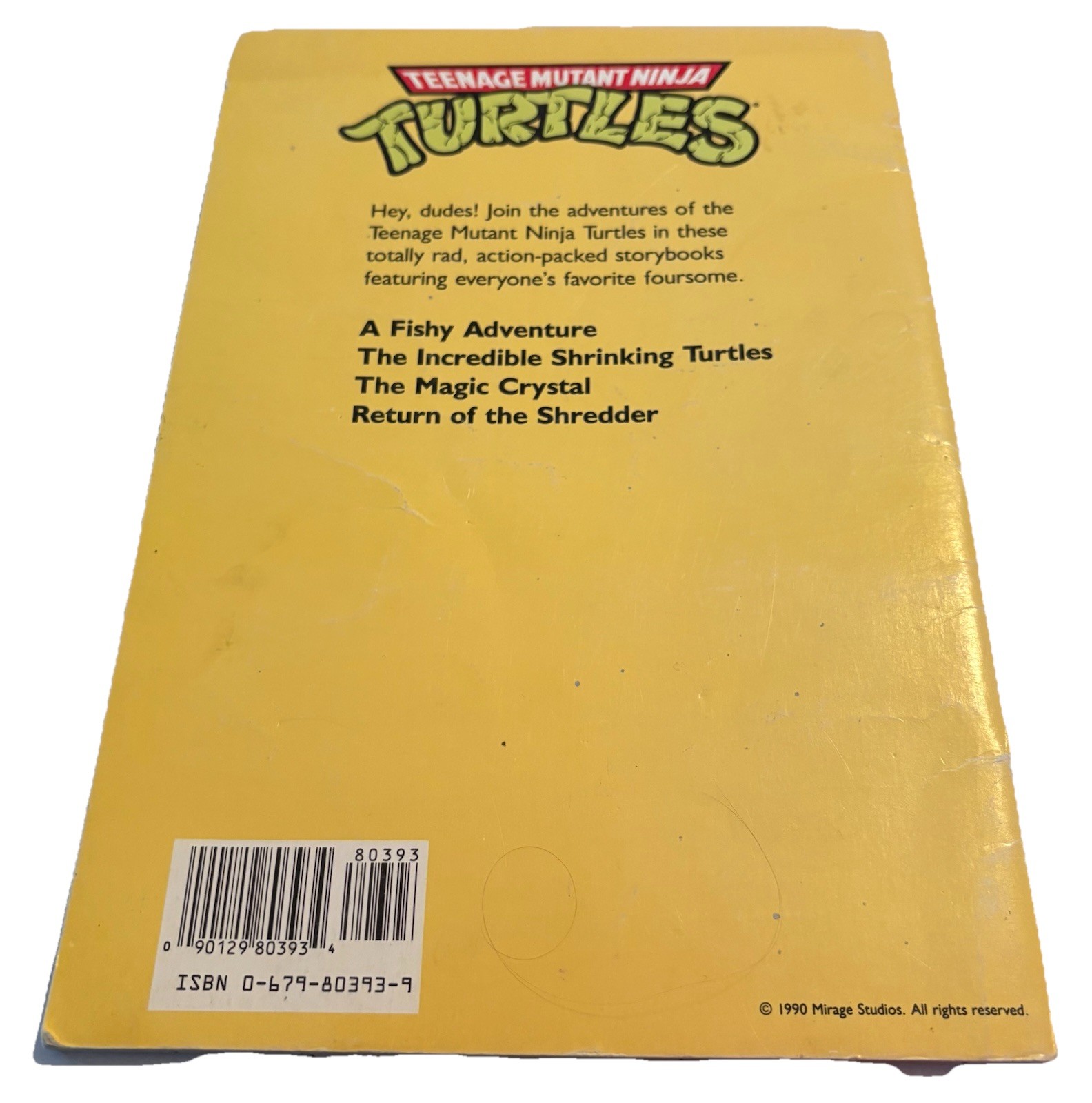 Mixed Lot of 4 Teenage Mutant Ninja Turtles TMNT Kids Paperback Books 90s-2010s