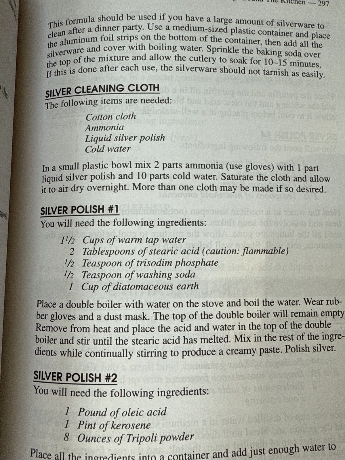 1001 Secret Household Formulas Book Dr Myles Bader Money Saving Tips