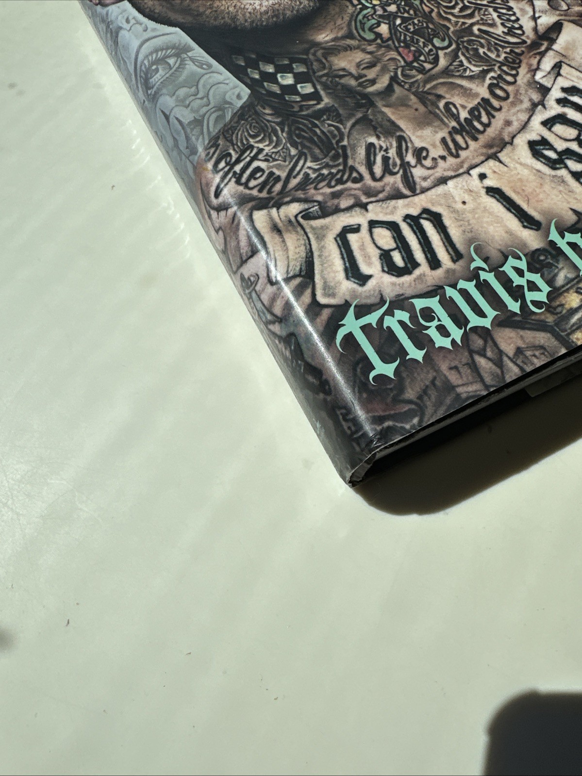 Travis Barker With Gavin Edwards Can I Say Hardcover Book