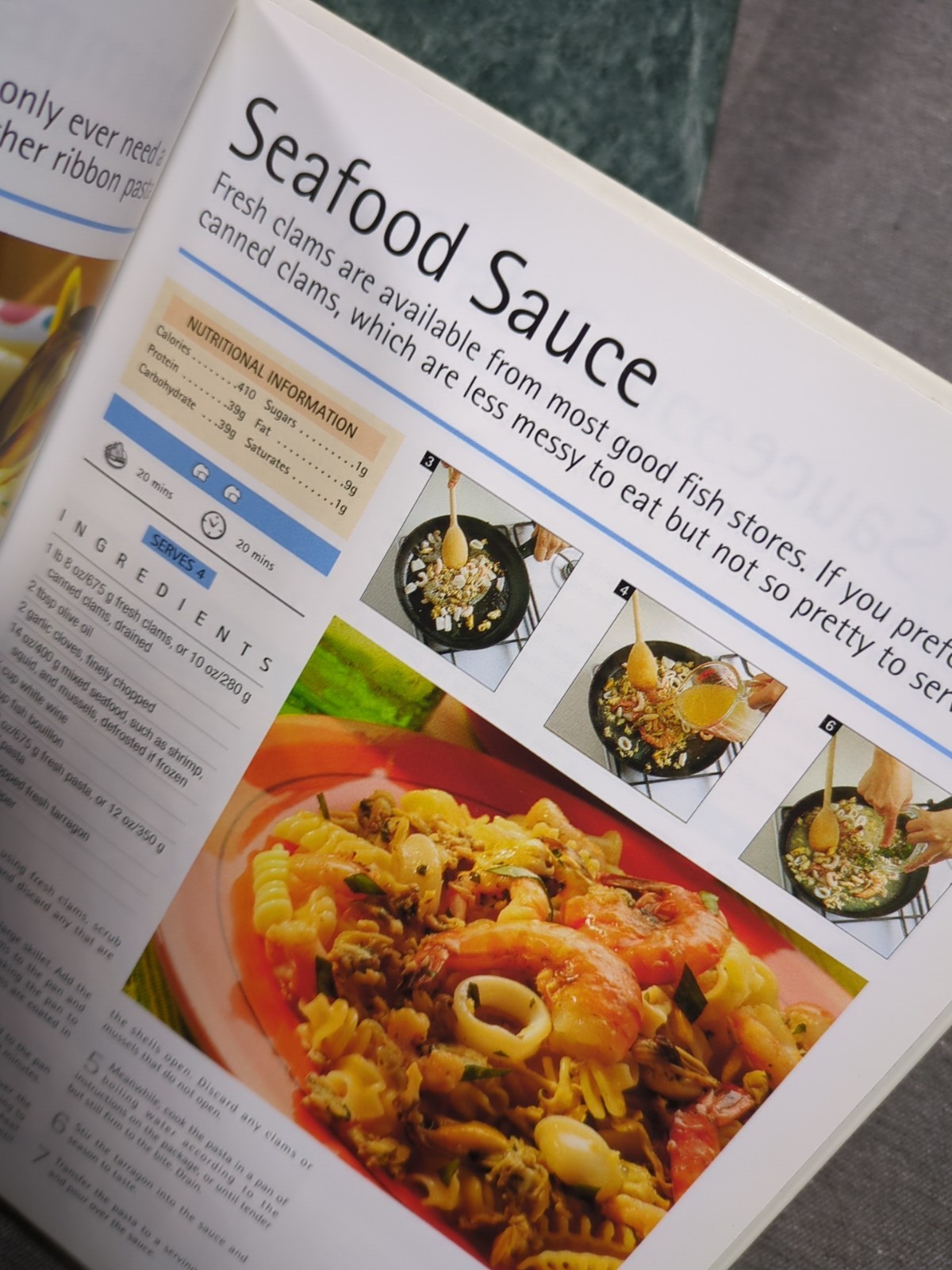 2003 Practical Pasta Sauces VTG Cookbook Published by P3, Parragon, UK 32 pages