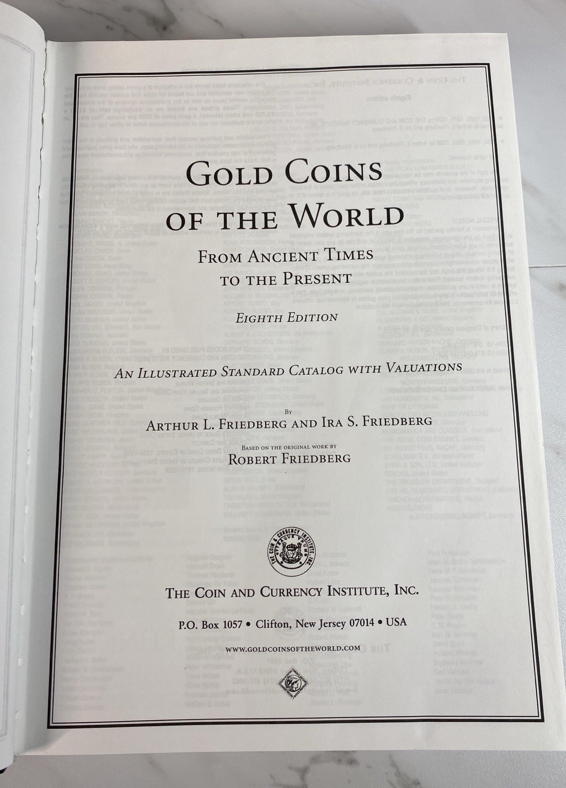 Gold Coins of the World 8th Edition 2009 HC Coin & Currency Institute Friedberg