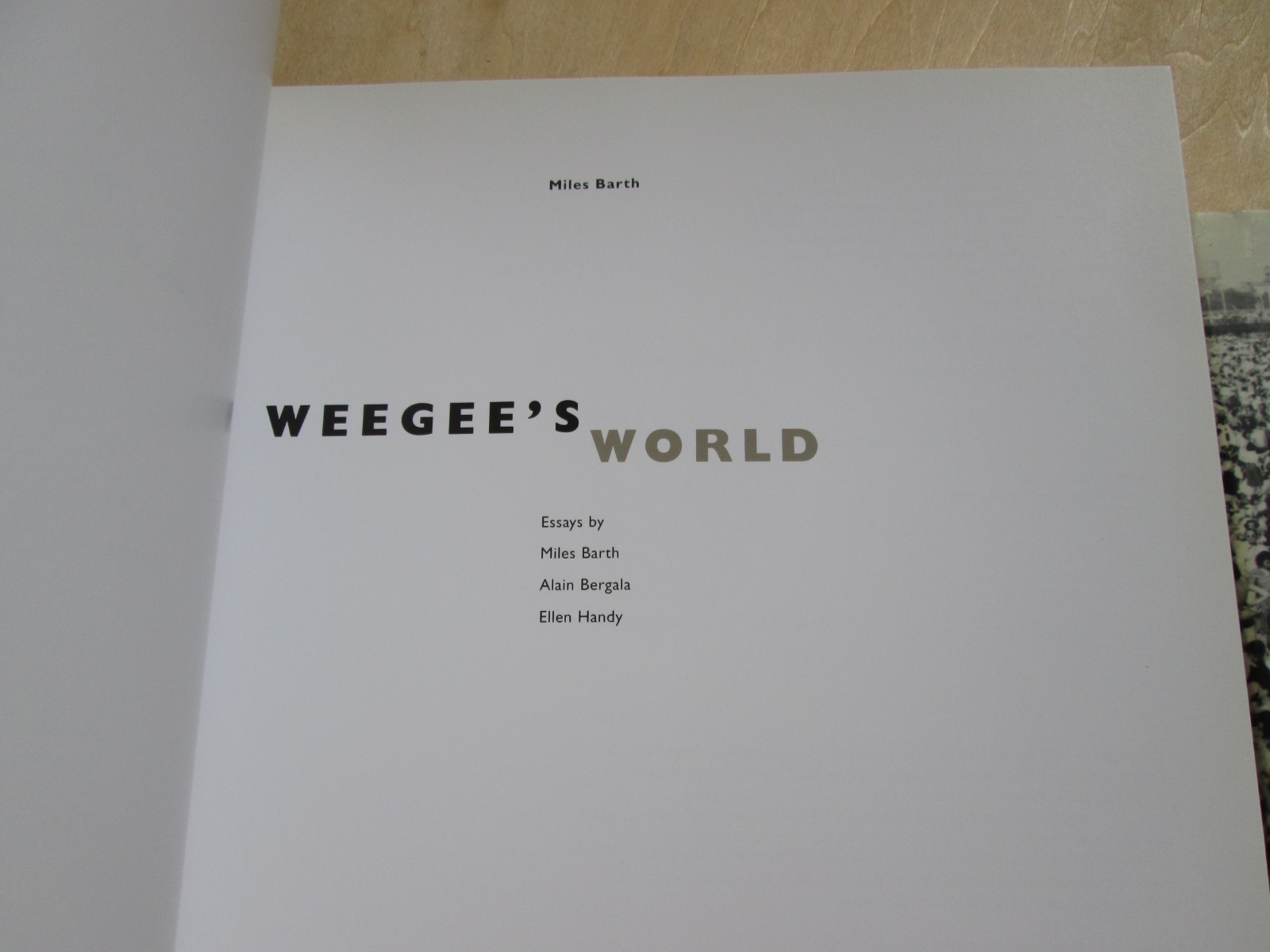 2 Weegee books Weegee’s World and Weegee: Naked New York 1997/2000