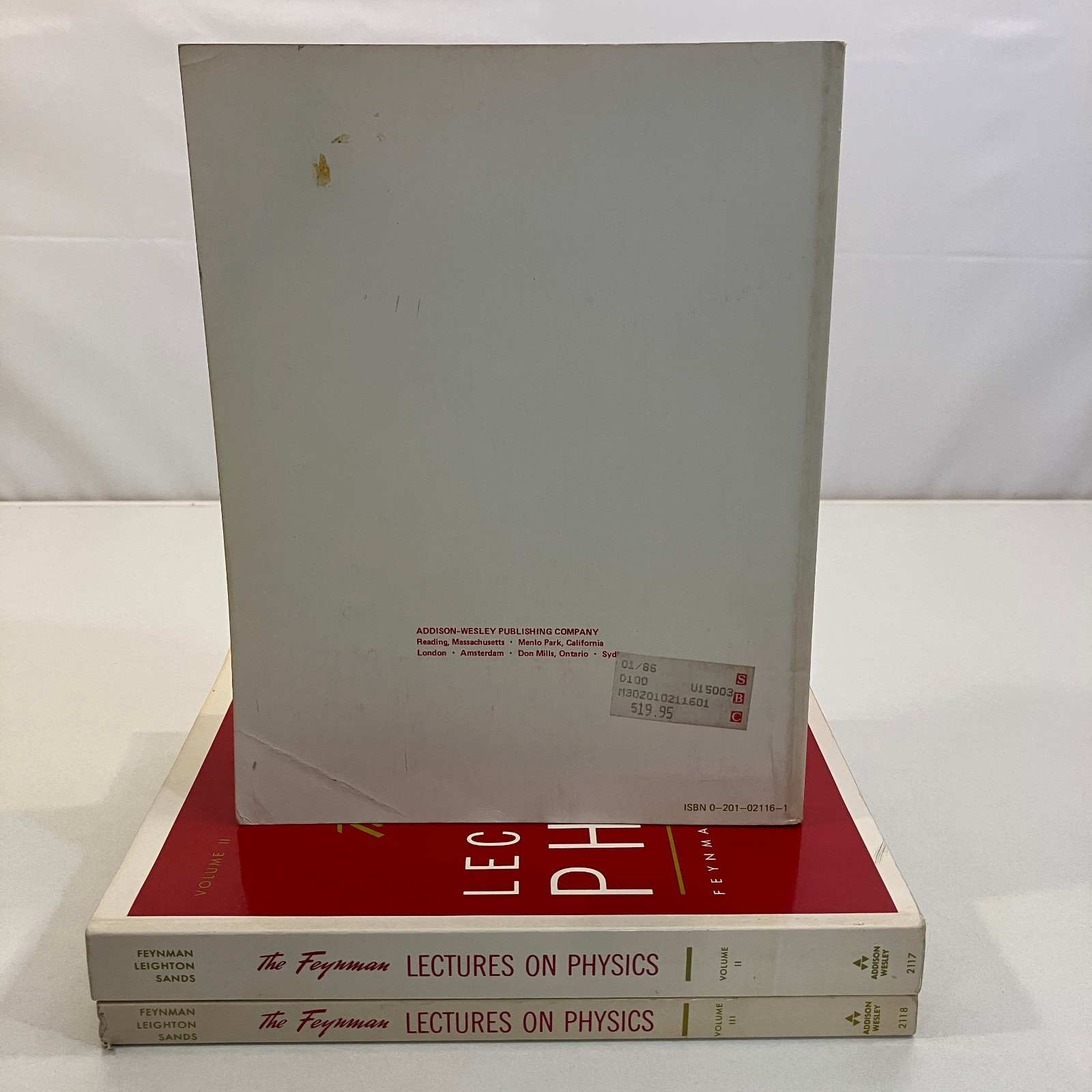 The Feynman Lectures on Physics 3 Volume Set TPB Addison Wesley Mixed Prints VTG
