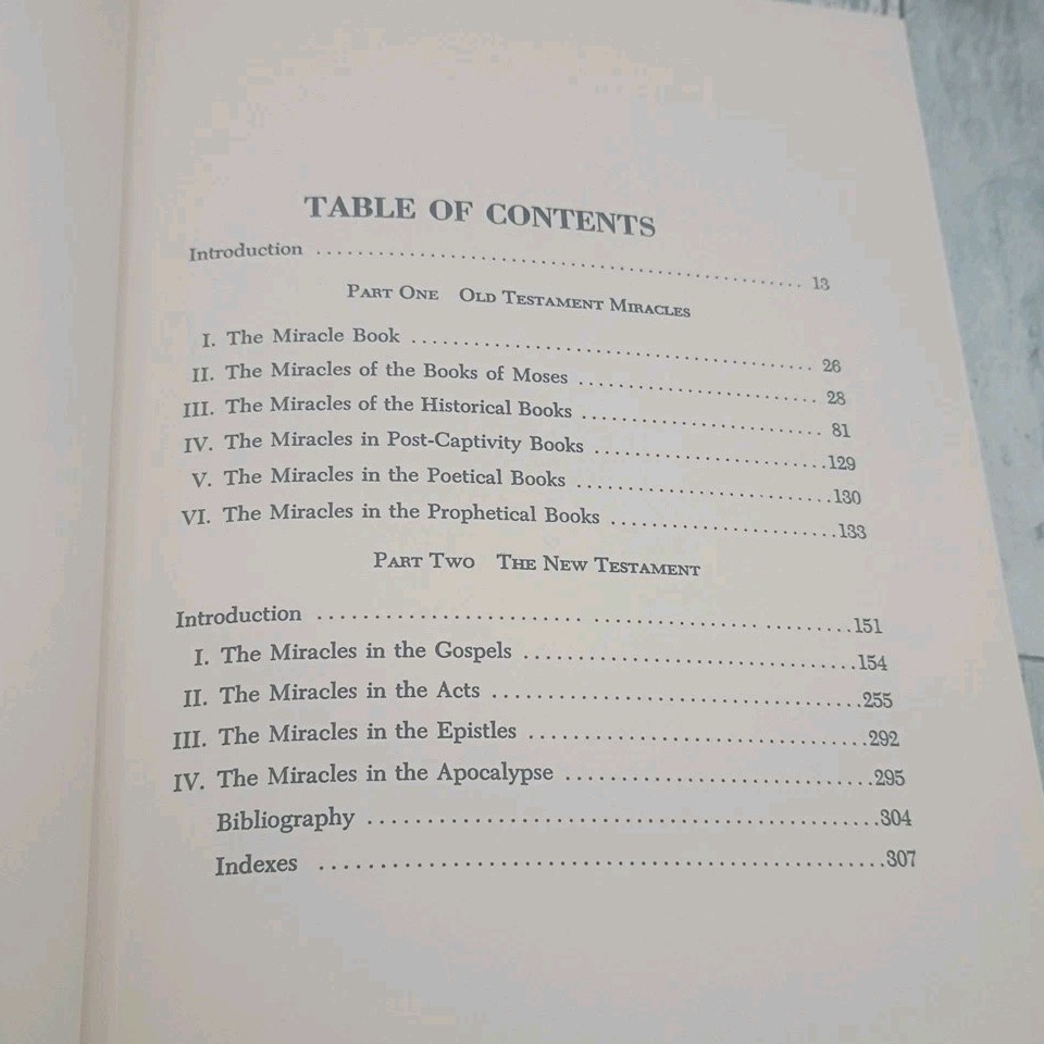 Zondervan All the Miracles of the Bible Lockyer Hardcover Reference Book 1961