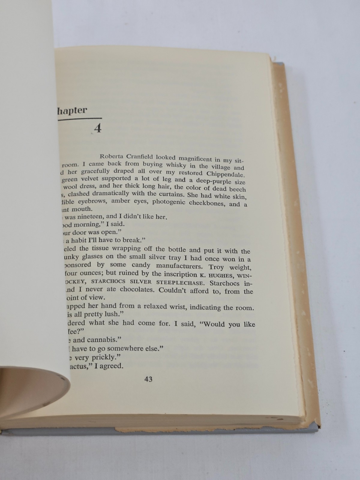 Dick Francis Enquiry 1969 Harper & Row Hardcover Suspense Novel Damaged DJ