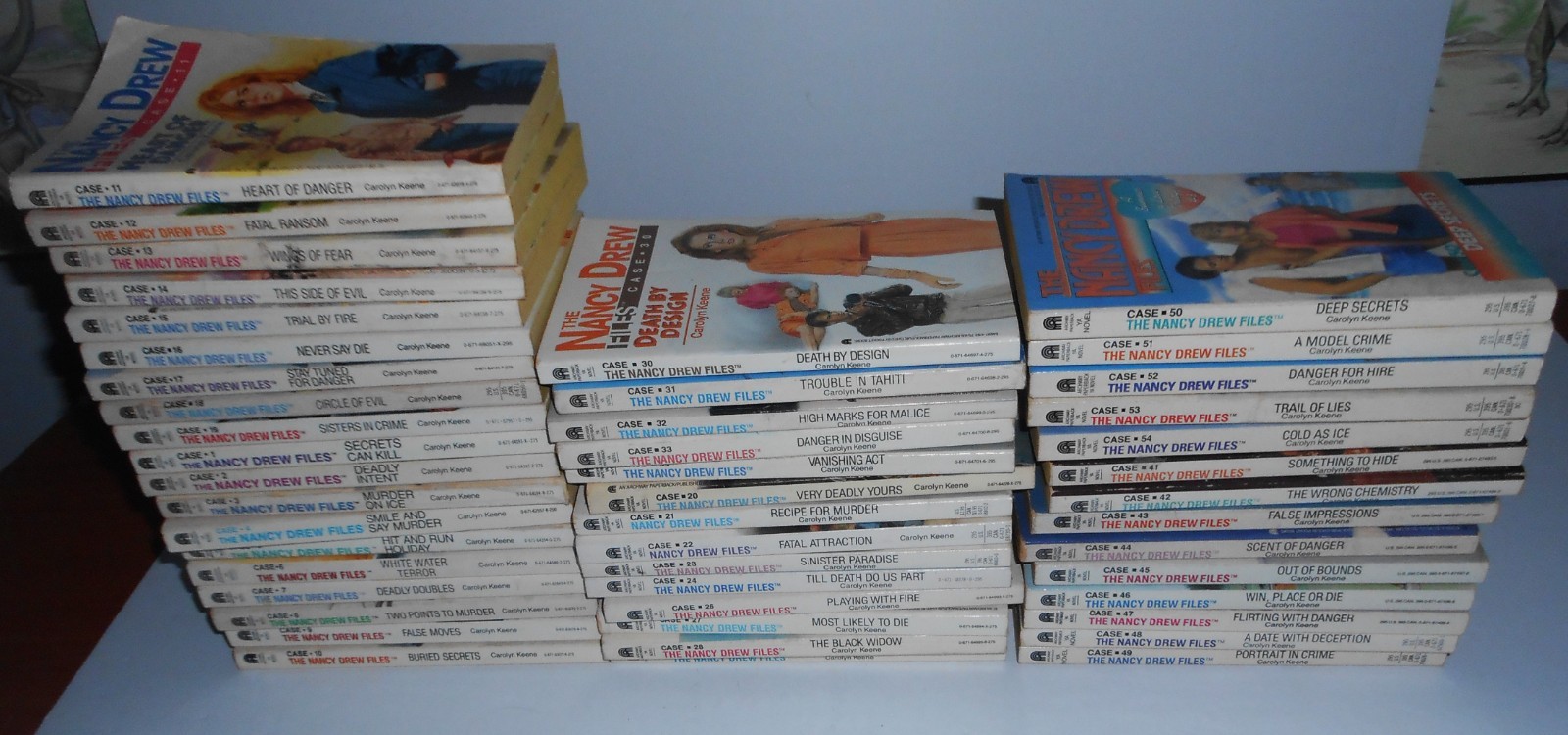 NANCY DREW FILES CAROLYN KEENE PB BOOKS HUGE LOT OF 47 1980’S ARCHWAY