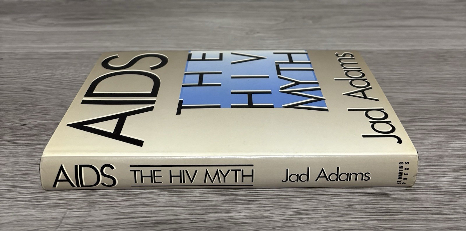 AIDS The HIV Myth By Jad Adams 1989 First US Edition St Martin’s Press HCDJ Book