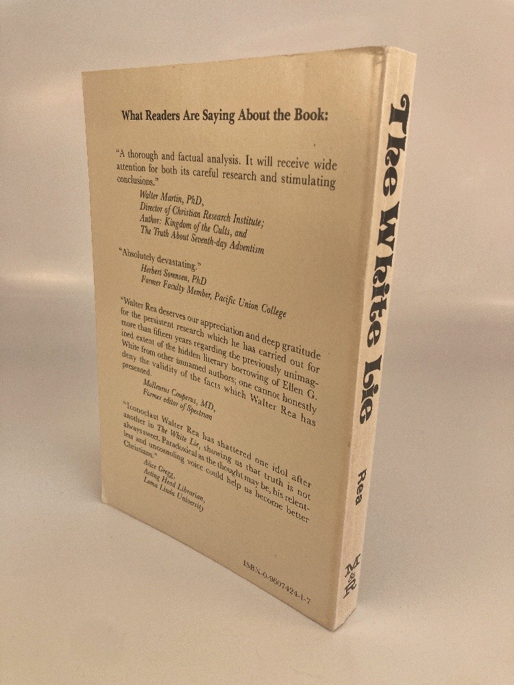 The White Lie 1982 Walter T. Rea Seventh Day Adventist Book