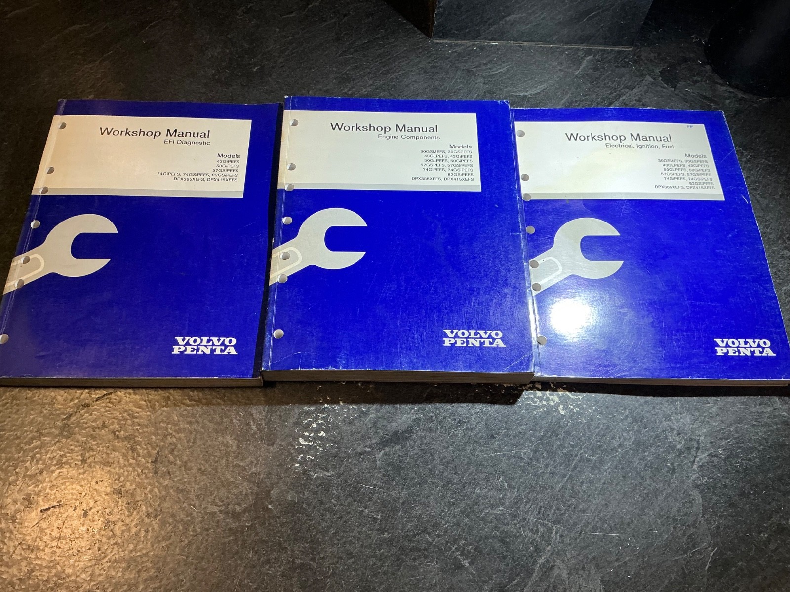 2000 Volvo Penta „EF“ 3.0L, 4.3L, 5.0L, 5.7L, 7.4L, 8.2L Workshop Manual Set