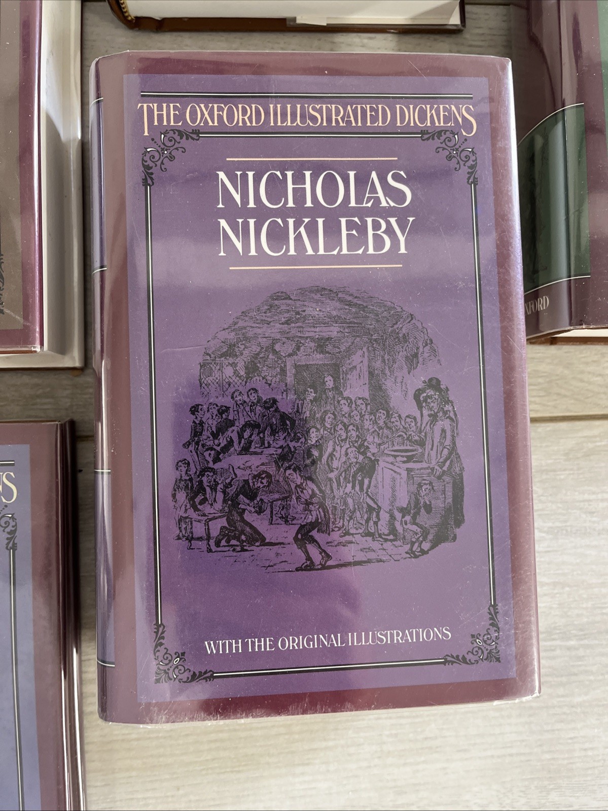 Oxford Illustrated Dickens Lot 13 HC Slipcase Style Like New Classics