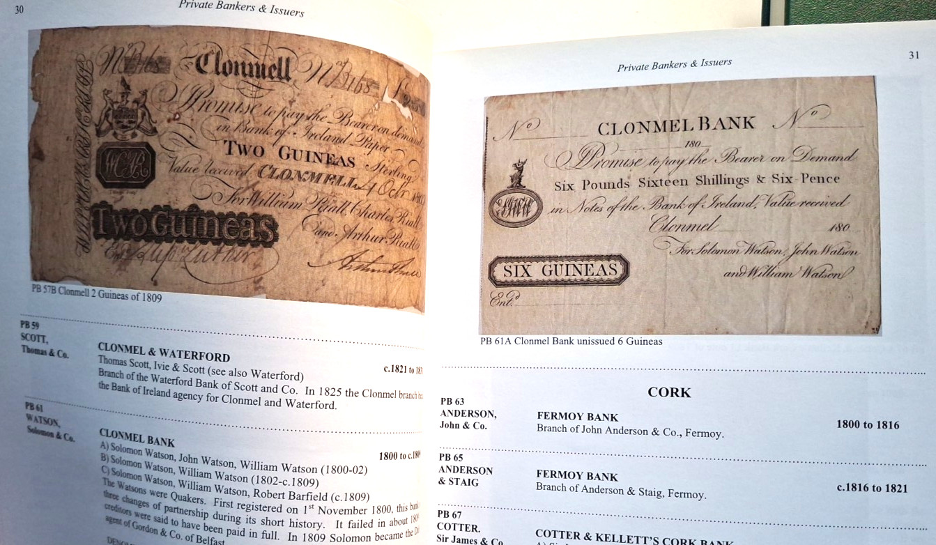 Paper Money of Ireland by Blake and Callaway, 1st ed. 2009 Softcover 496 pages