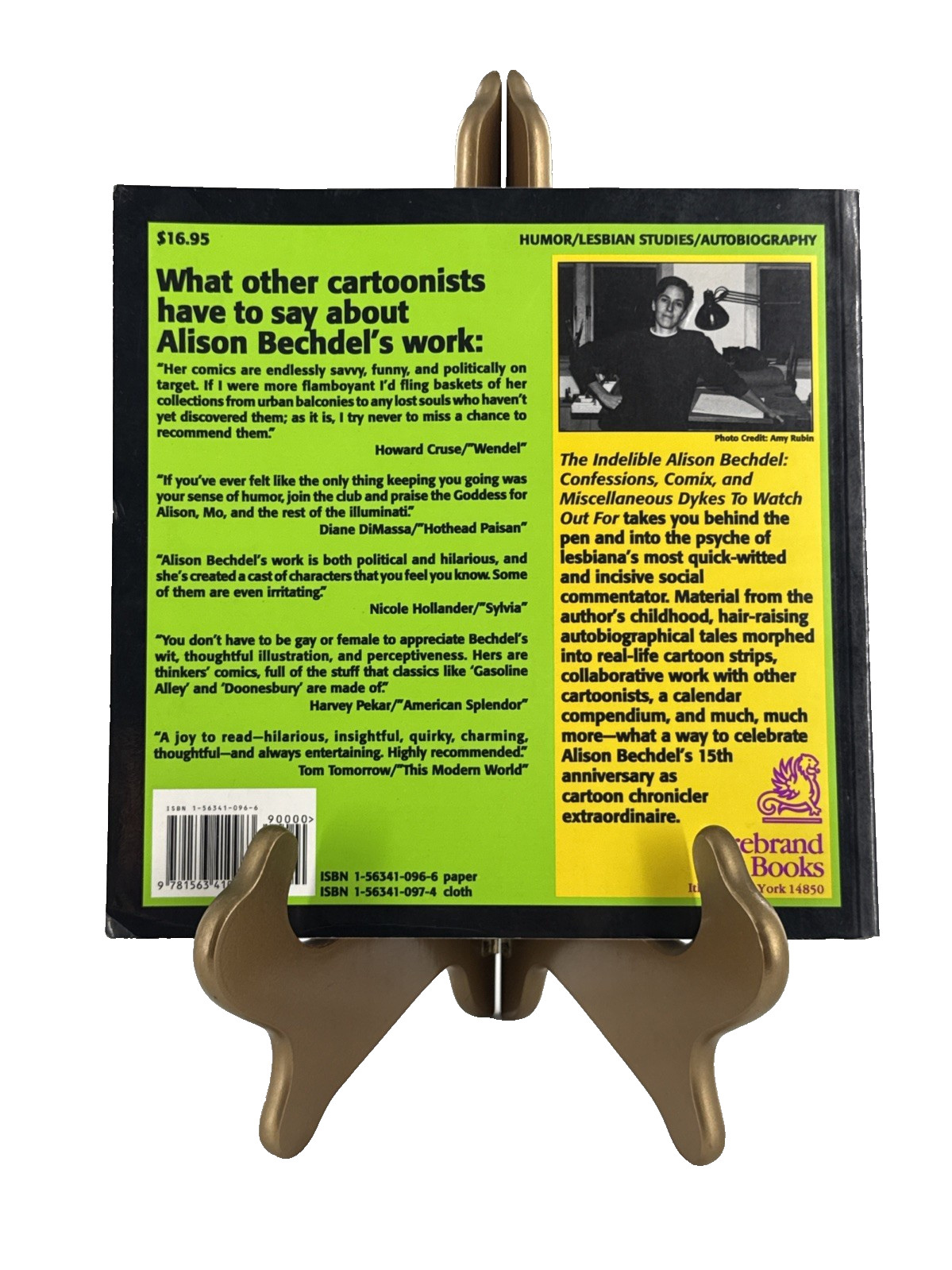 The Indelible Alison Bechdel 1st Edition 1st Print Paperback