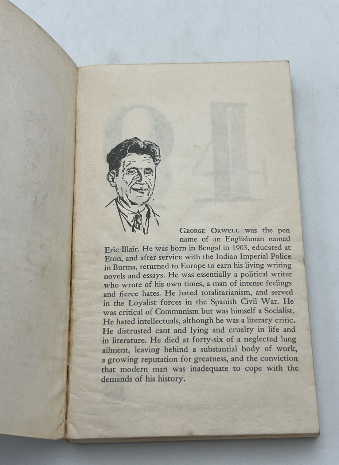 1984 George Orwell Paperback 1981 36th Printing 1961