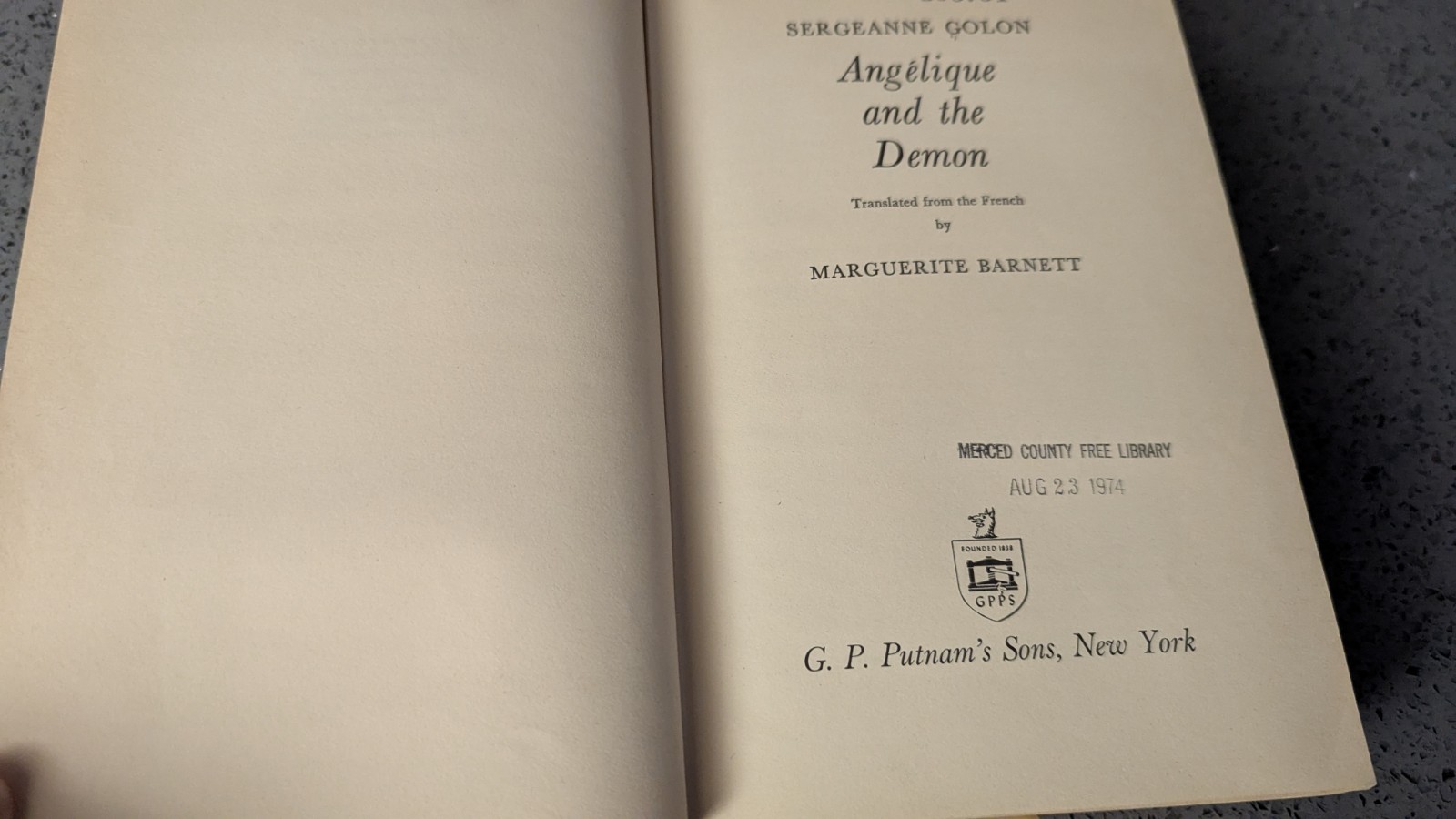 3 Lot: The Countess, Demon, Temptation of Angelique-Sergeanne Golon-Hardcover