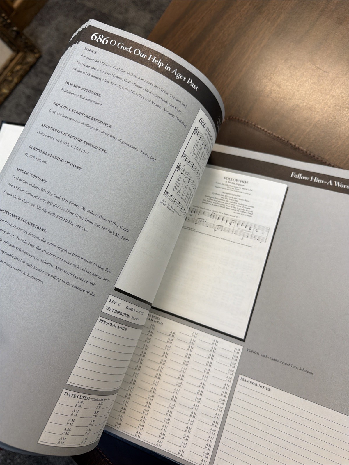 The Celebration Hymnal |Worship Planner Edition VTG 1998 Spiral-bound Hardcover