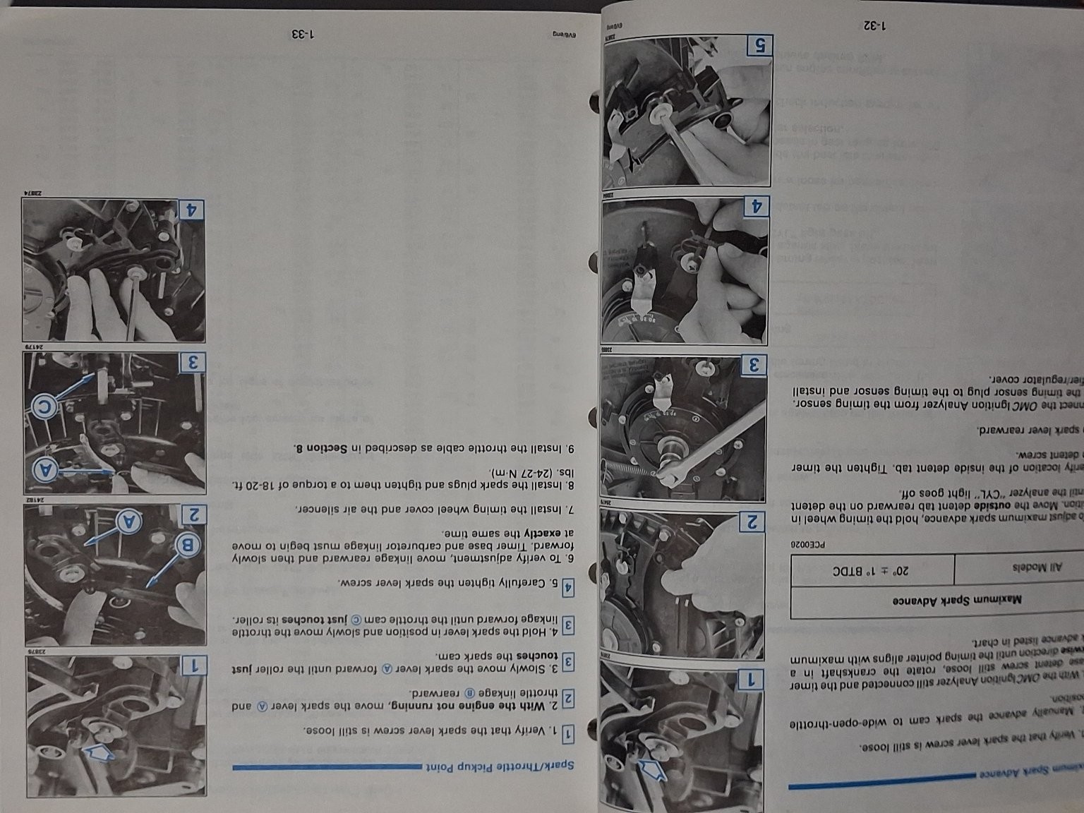 Johnson Evinrude Outboard Service Manual 1990 60° LOOP V 150 175 OMC Marine
