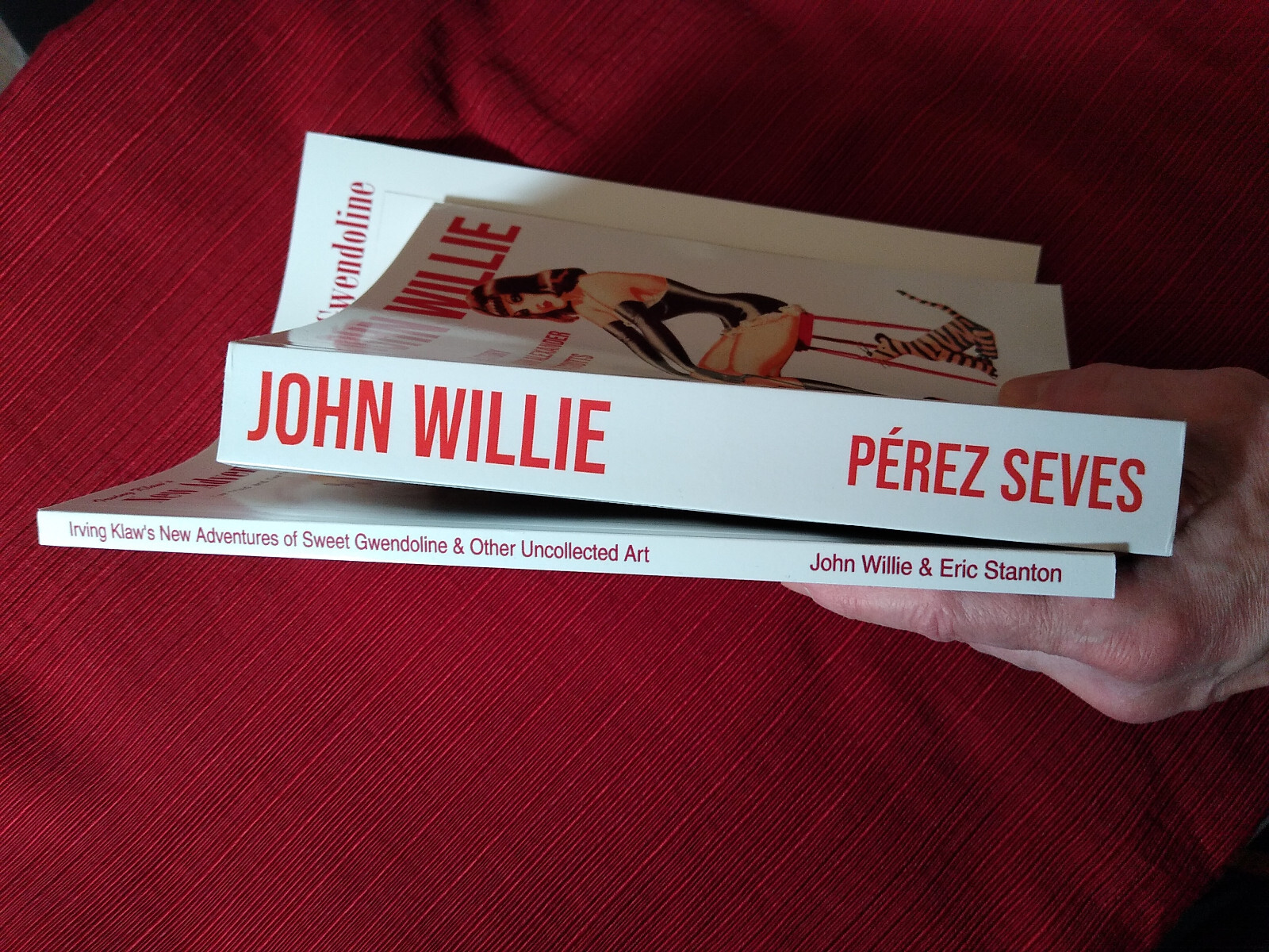 John Willie, 2 Books, New Adventures of Sweet Gwendoline, John Willie Biography