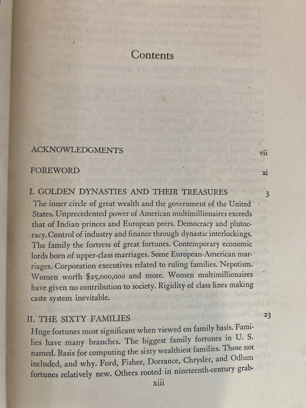 America’s 60 Families by Ferdinand Lundberg (1947 Hardcover)