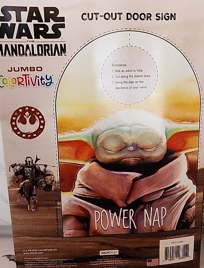 STAR WARS THE MANDALORIAN JUMBO COLORTIVITY BOOK 190 Pages