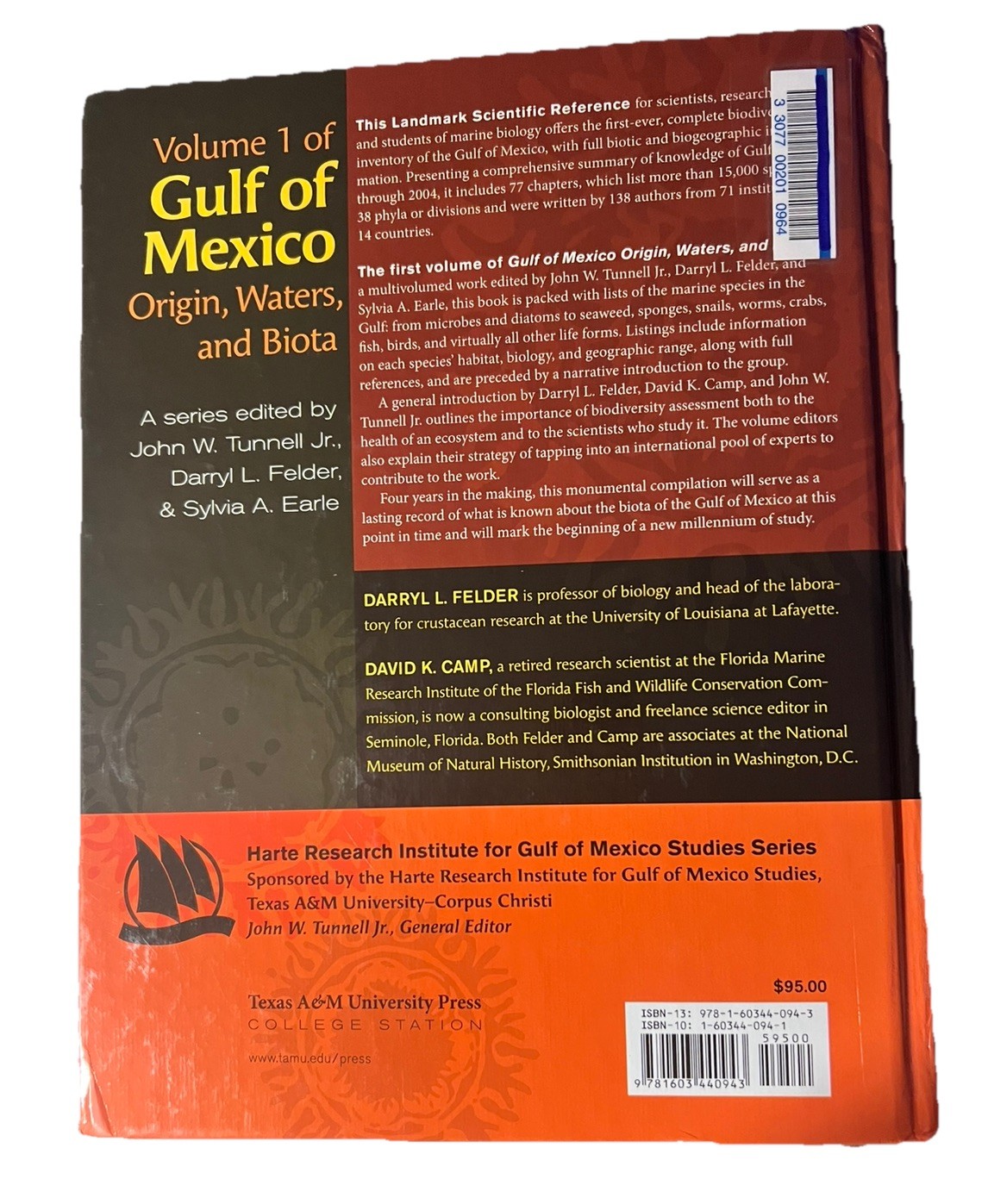 Gulf of Mexico: Origin, Waters, Biota: Vol 1 Biodiversity
