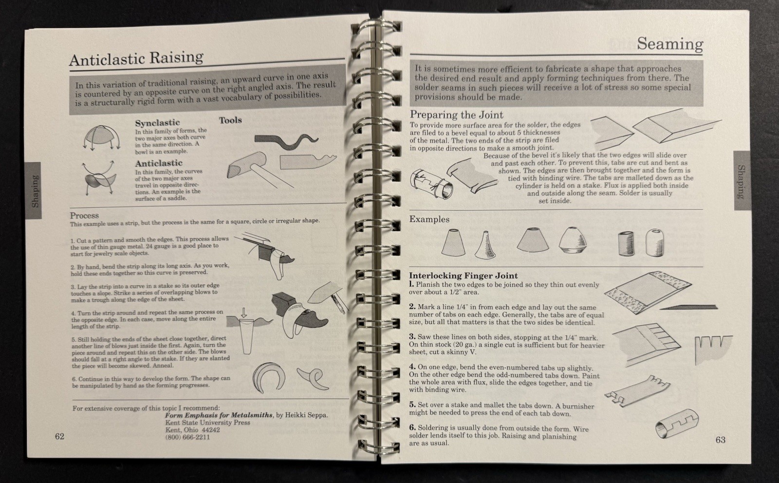 THE COMPLETE METALSMITH: Illustrated Handbook by McCreight, Rvsd (1991, SC) VG