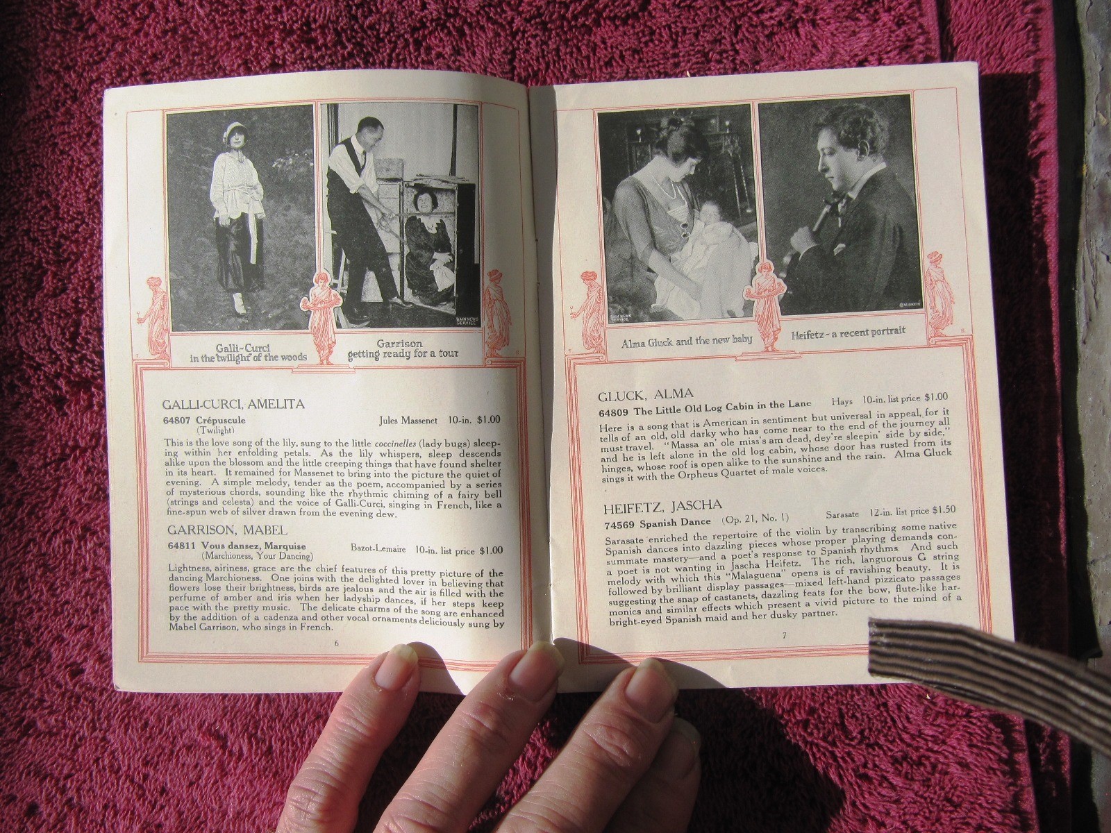 New VICTOR RECORDS June 1919 SPANISH DANCE Victrola Monthly Supplement CATALOG