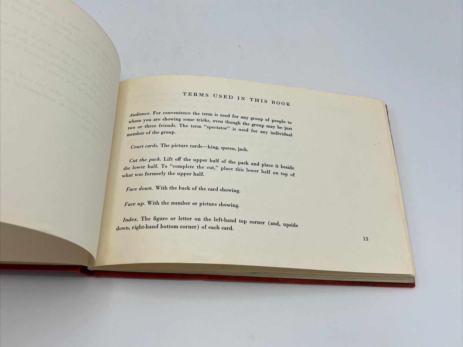 Card Tricks by Geoffrey Lamb 1973 88 Pages Hardcover
