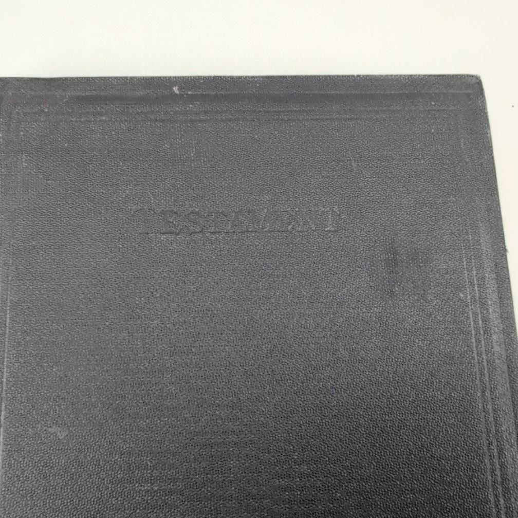 Vintage New Testament Our Lord KJV American Bible Society Hardcover Black