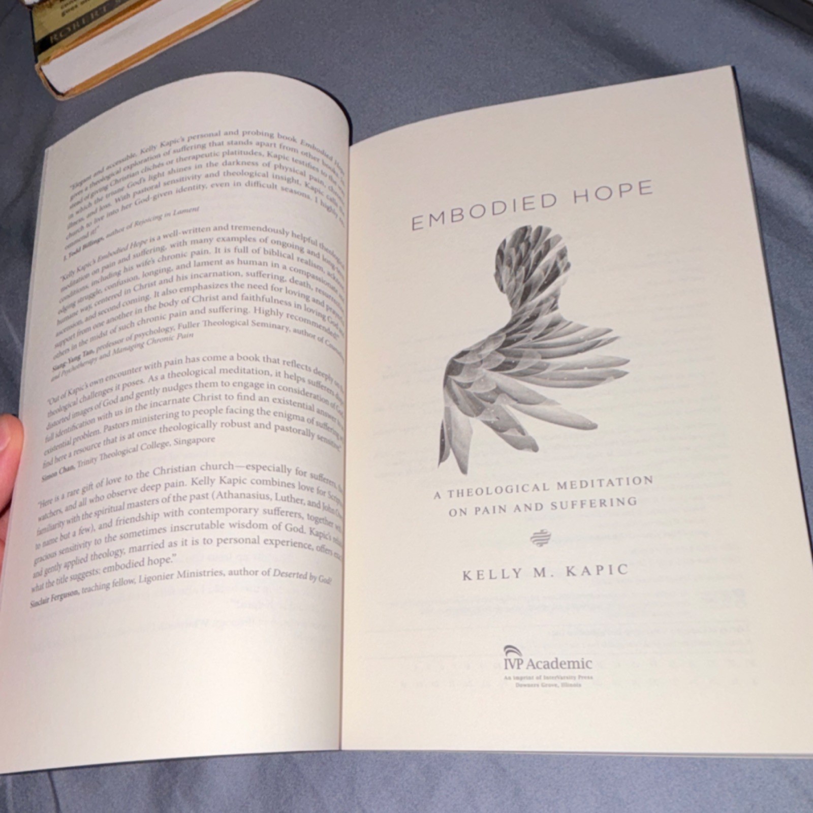InterVarsity Press Embodied Hope Kelly M. Kapic 2017 TP Pain Medicine Theology