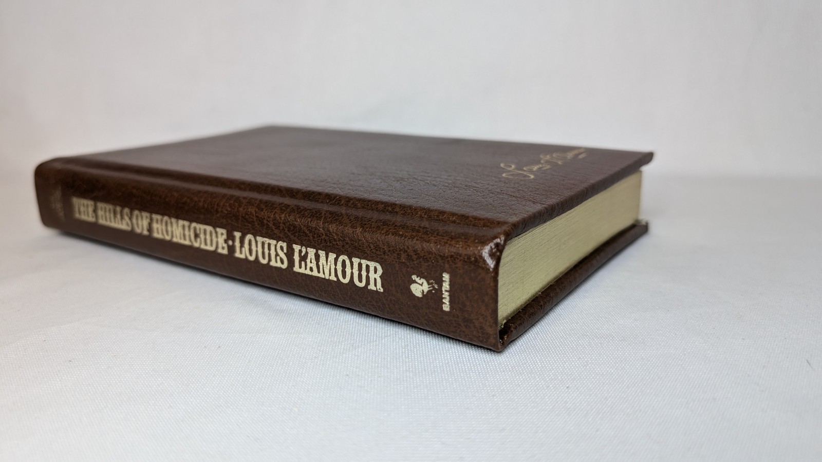 LOUIS L’AMOUR LEATHERETTE HC BOOKS SACKETT BANTAM WESTERN – Pick Your Title Menu
