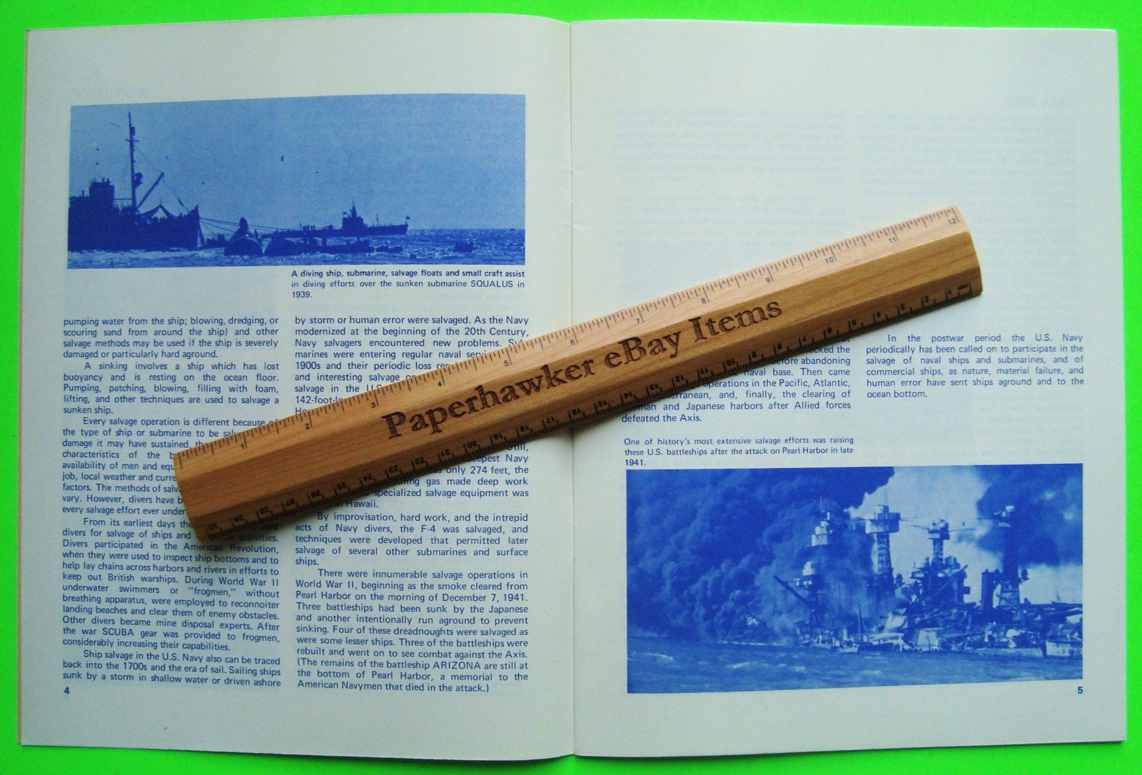1974 DIVING AND SALVAGE IN THE U.S. NAVY Official USN Book BOB CARLISLE Xlnt+++