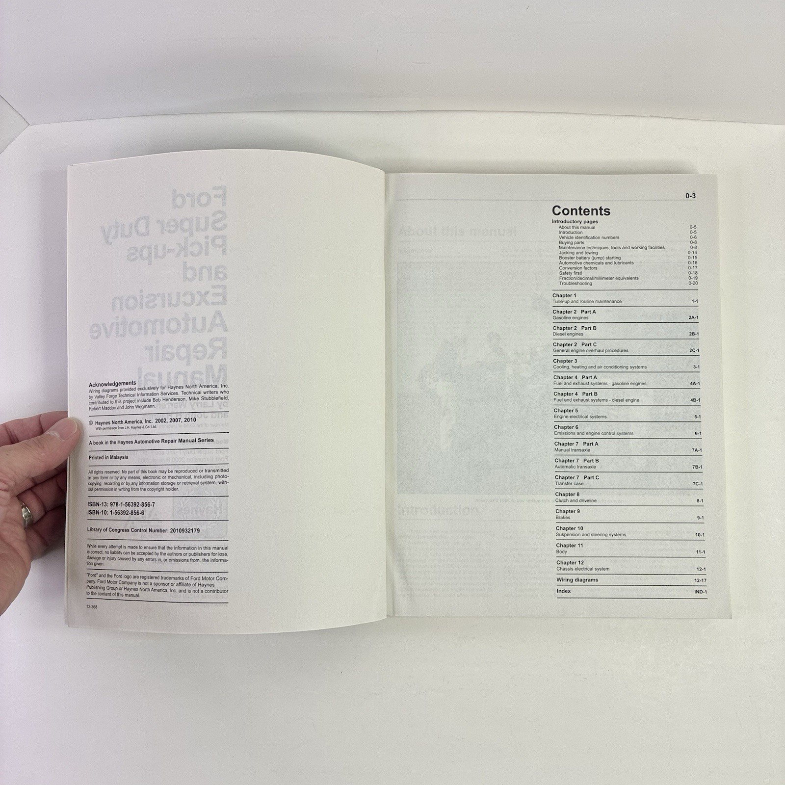99-10 Ford Super Duty F250 & F350 Pick-Ups Trucks Haynes Repair Manual 36060