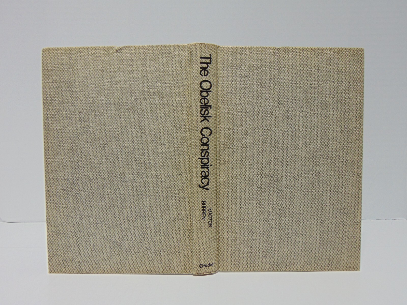 The Obelisk Conspiracy by George Marton & Michael Burren (1976, HC) 1st Am Ed