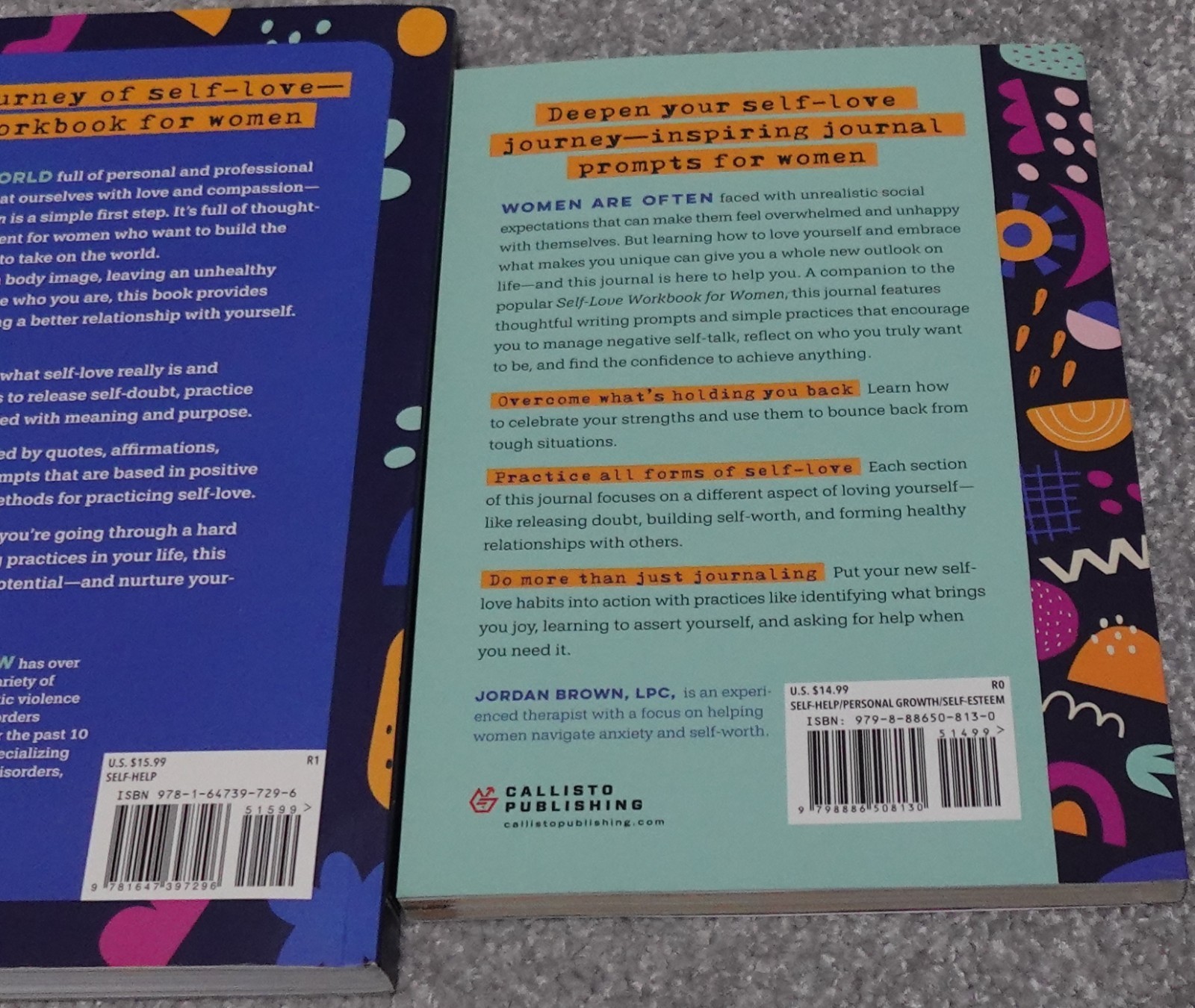 Self-Love Journal And Self-Love Workbook Set For Women By Megan Logan