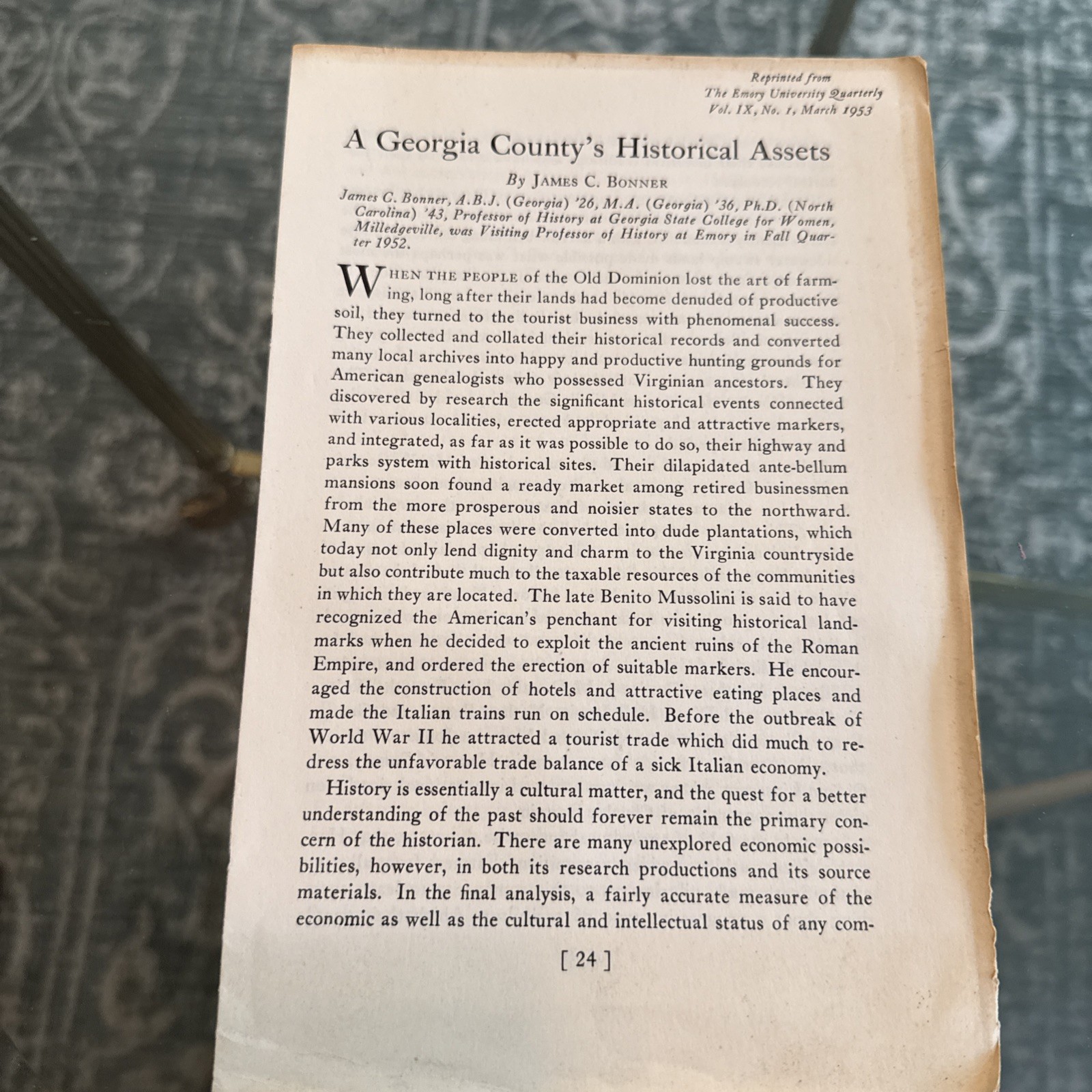 Vintage Georgia A Short History by E. Merton Coulter 1947 Illustrated Book HC