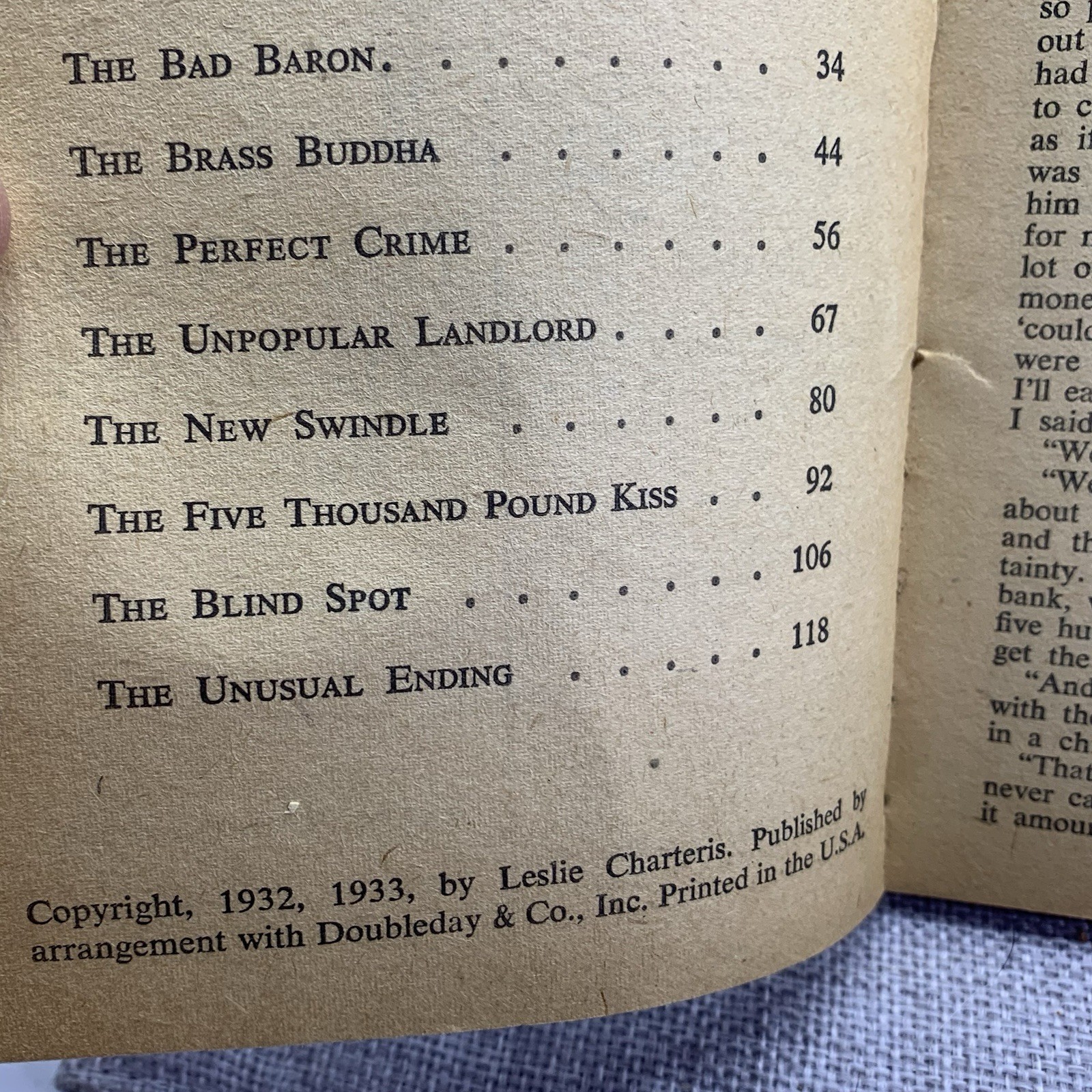 The Saint 7 book lot by Leslie Charteris Vintage 1930s 40s Paperbacks Avon
