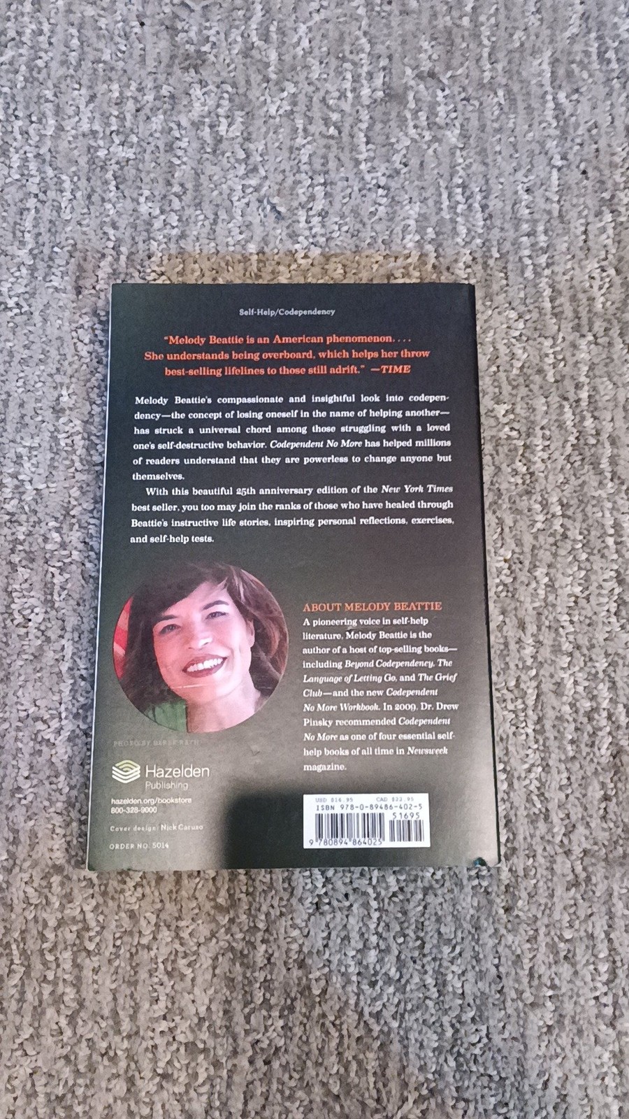Codependent No More Melody Beattie 25th Anniversary Edition (2009) [VG]