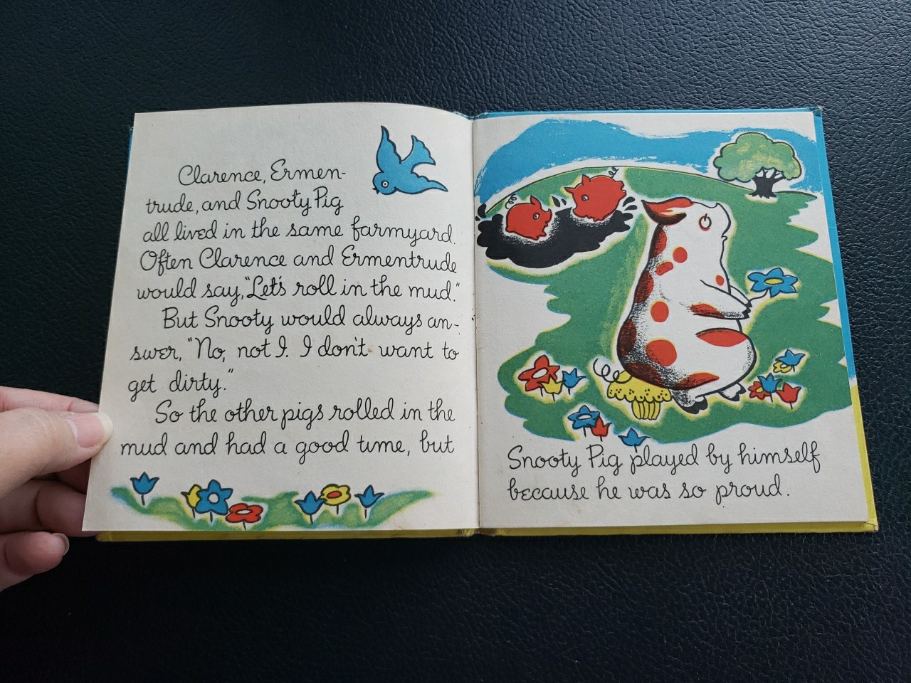 Vintage SNOOTY Childrens Book 1944 By Jane Flory Tell-a-Tale Whitman Publishing