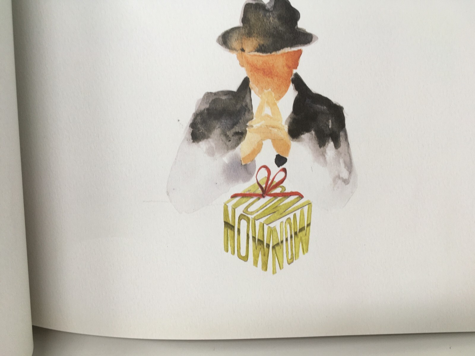The Well of Being -A Children’s Book for Adults by Jean-Pierre Weill -Watercolor