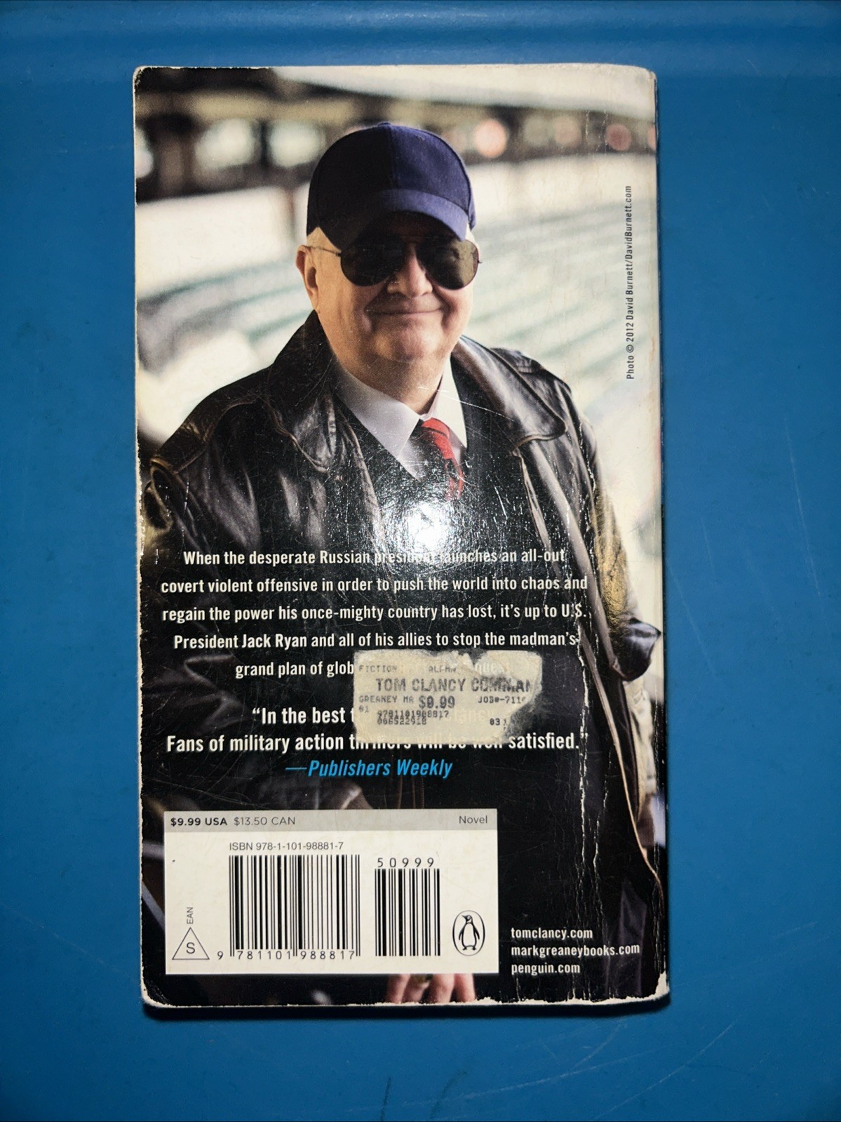 Tom Clancy Commander in Chief by Mark Greaney (2016, Us-Tall Rack Paperback) F21