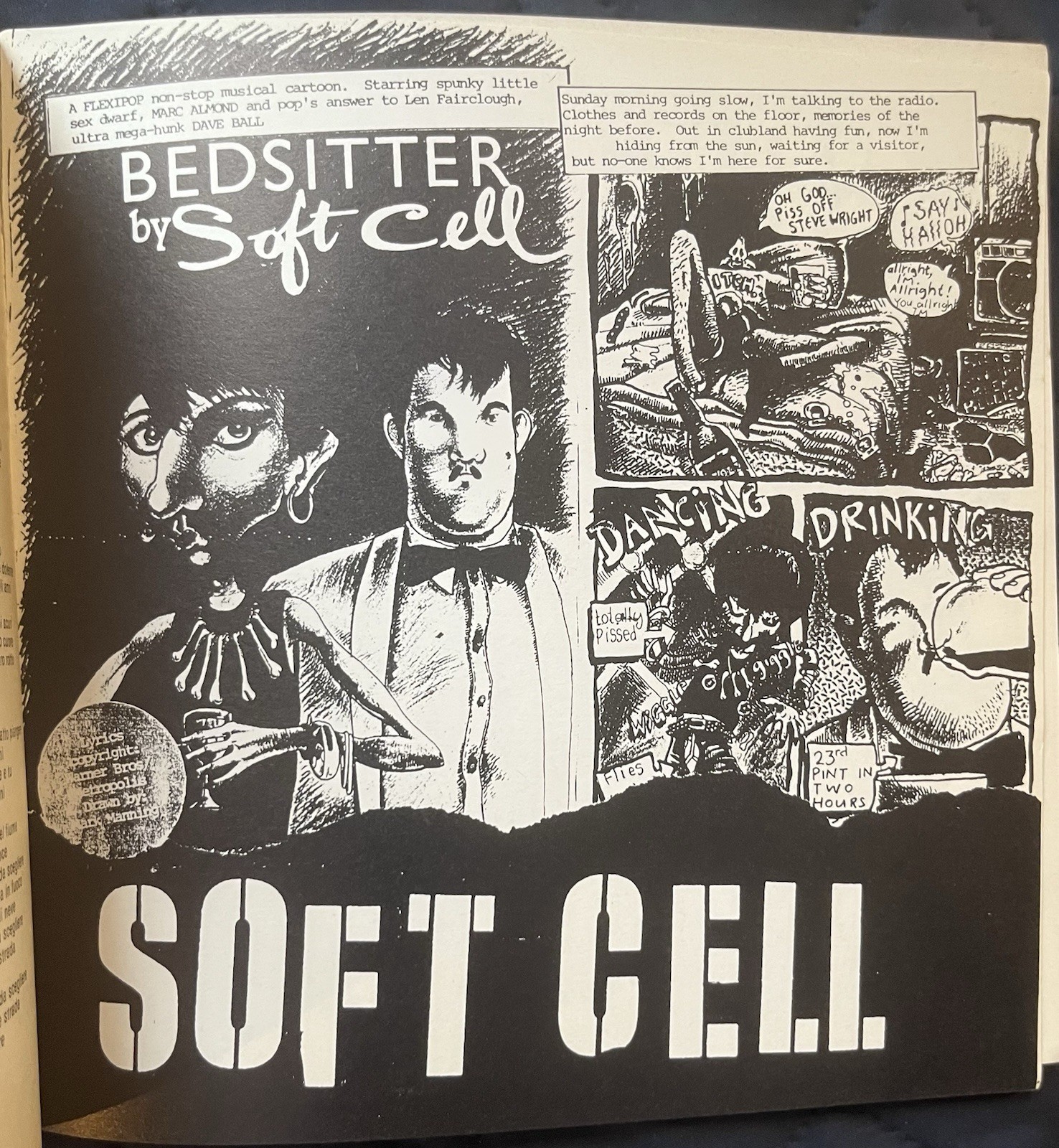 Marc Almond & The Soft Cell Book Italy 1980’s New Wave Pop Alternative 144 Pages